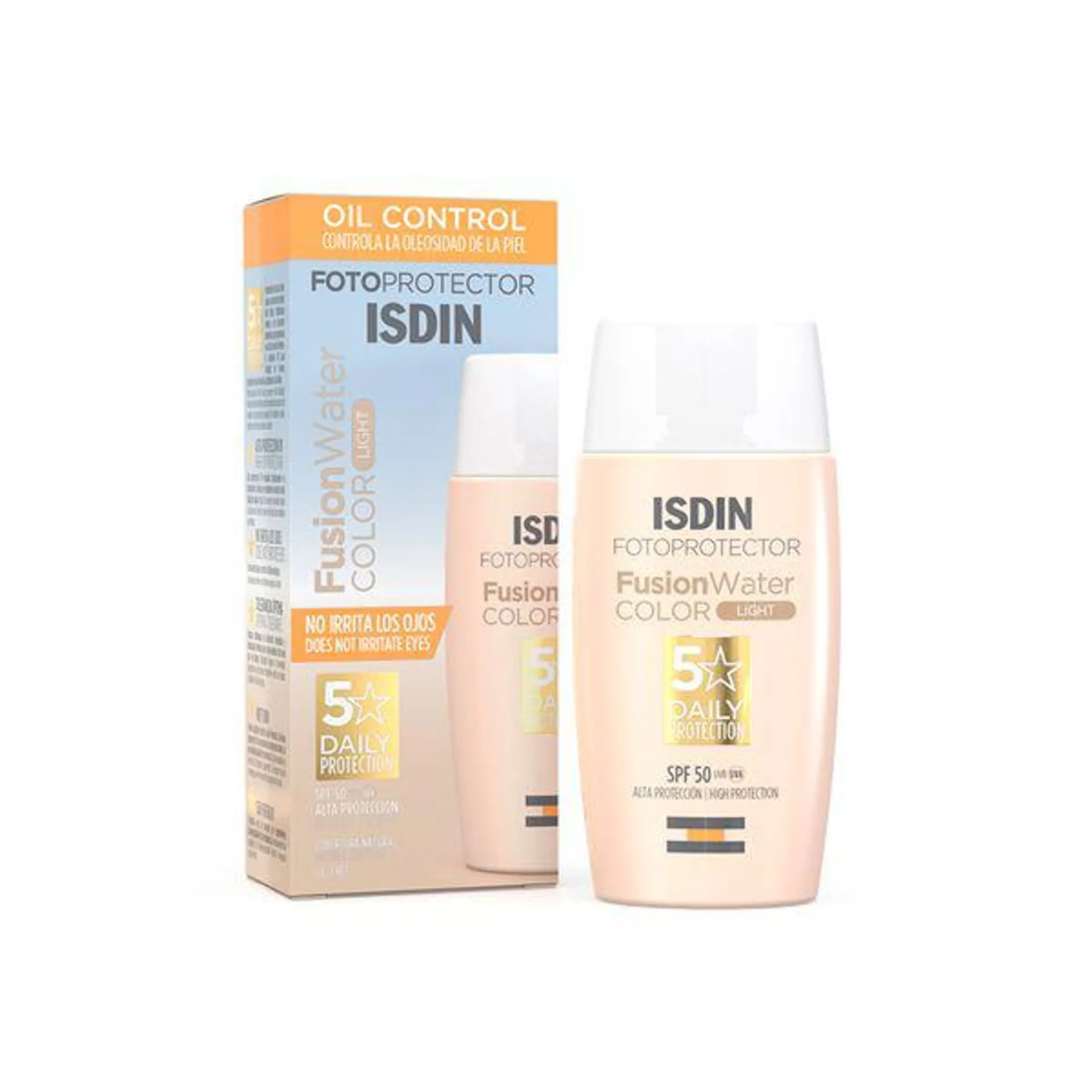 Fotoprotector Isdin Fusion Water Color Light SPF50+ x 50 ml