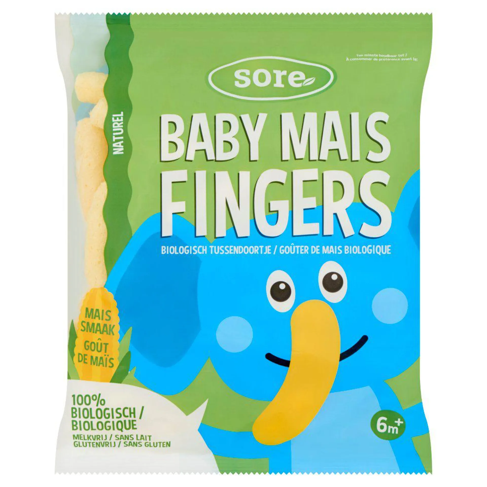 Sore Baby Mais Fingers Naturel 6+ Maanden 35 g