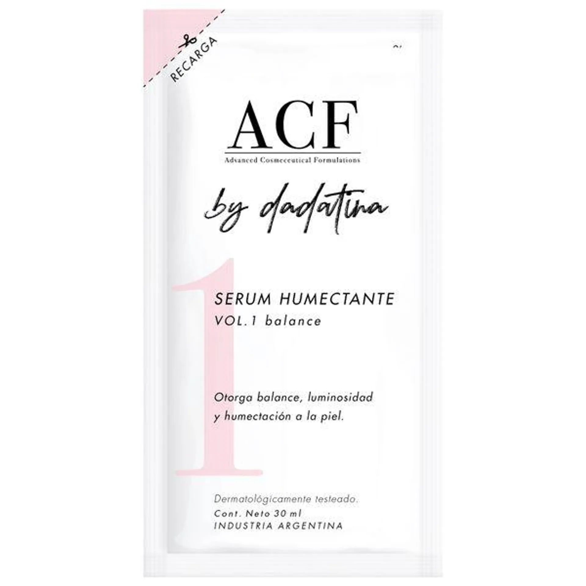 Serum Humectante Acf By Dadatina Balance Vol 1 x 30 ml