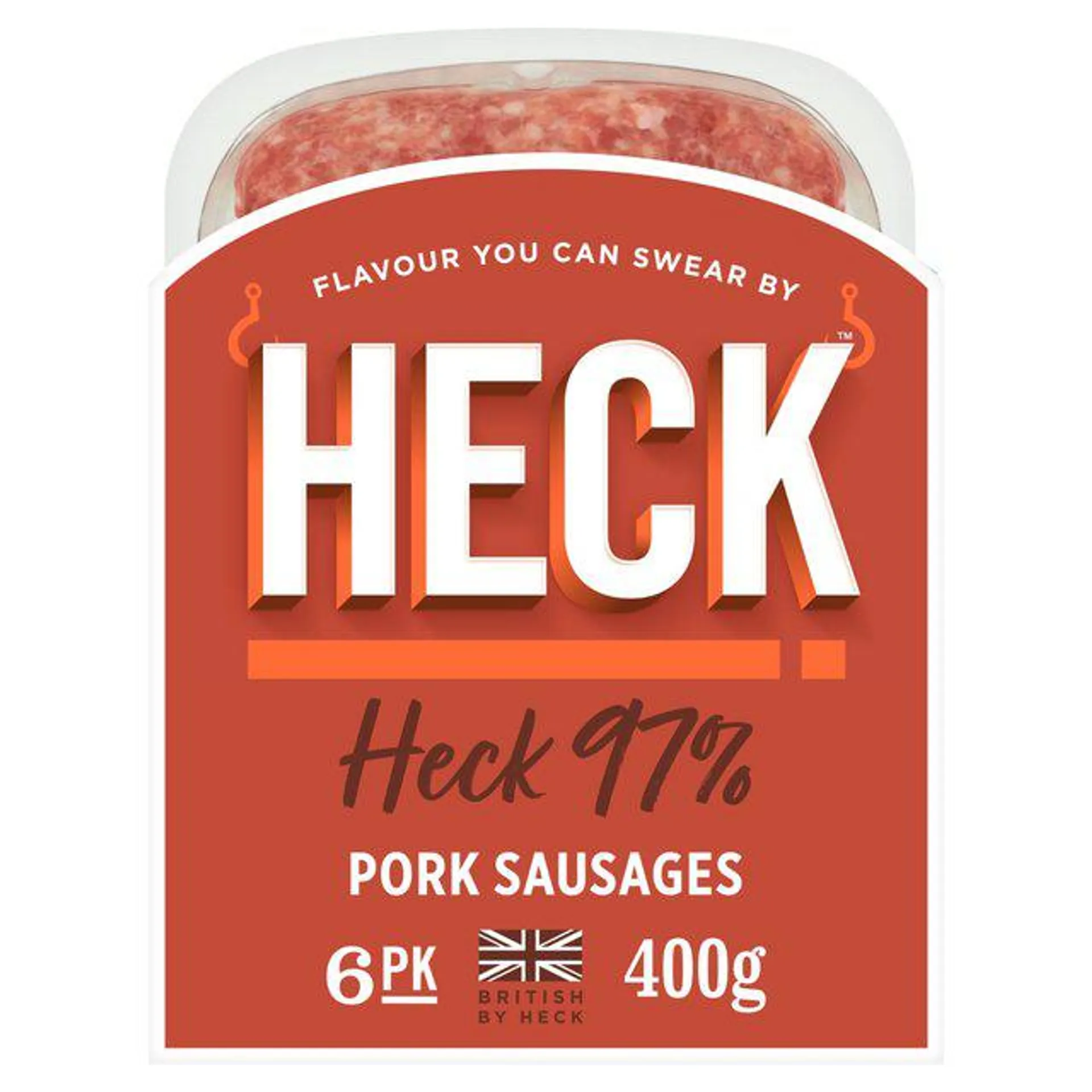 Heck 97% Gluten Free Pork Sausages 400g