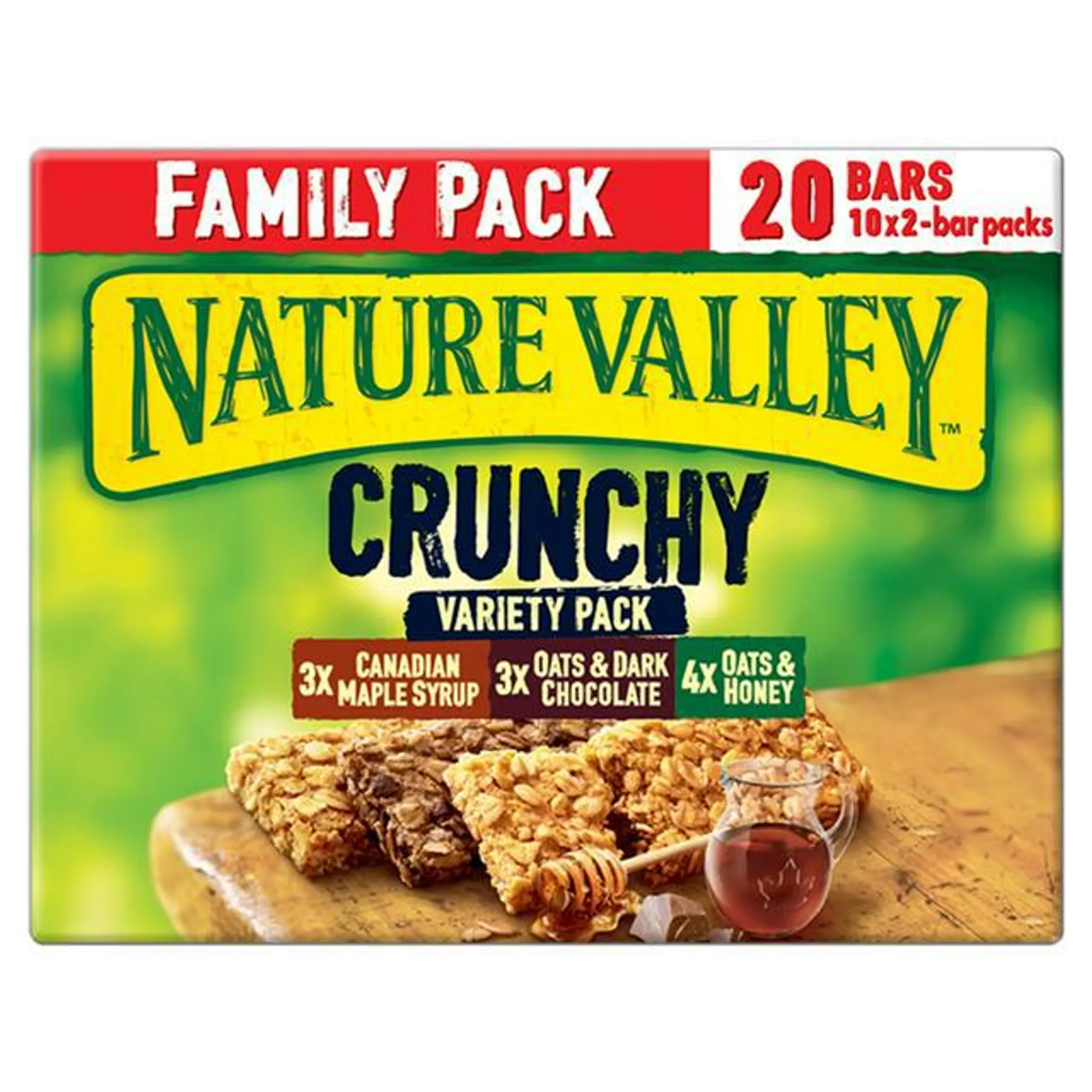 Nature Valley Crunchy Variety Pack Cereal Bars 10x42g