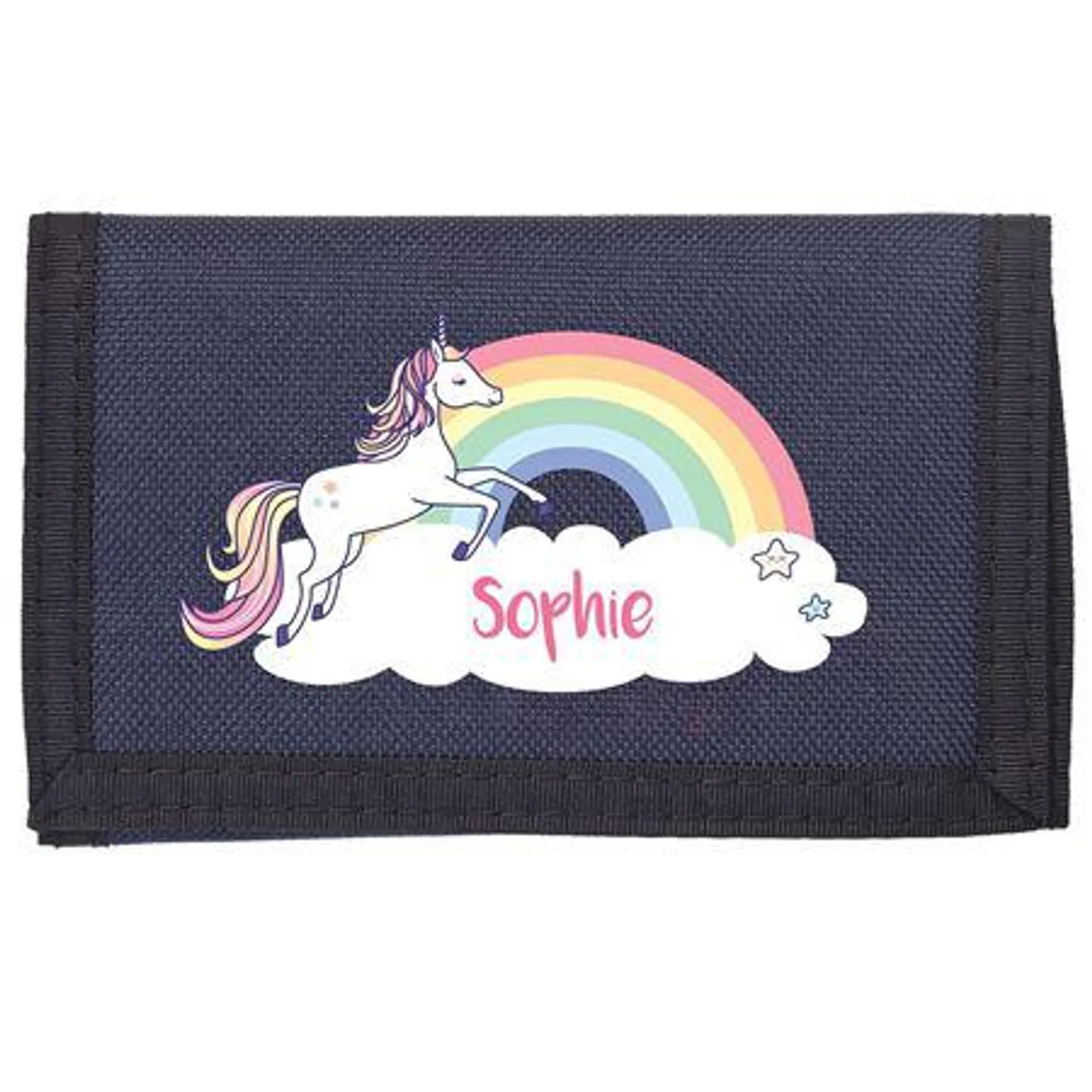 Rainbow Unicorn Personalised Wallet