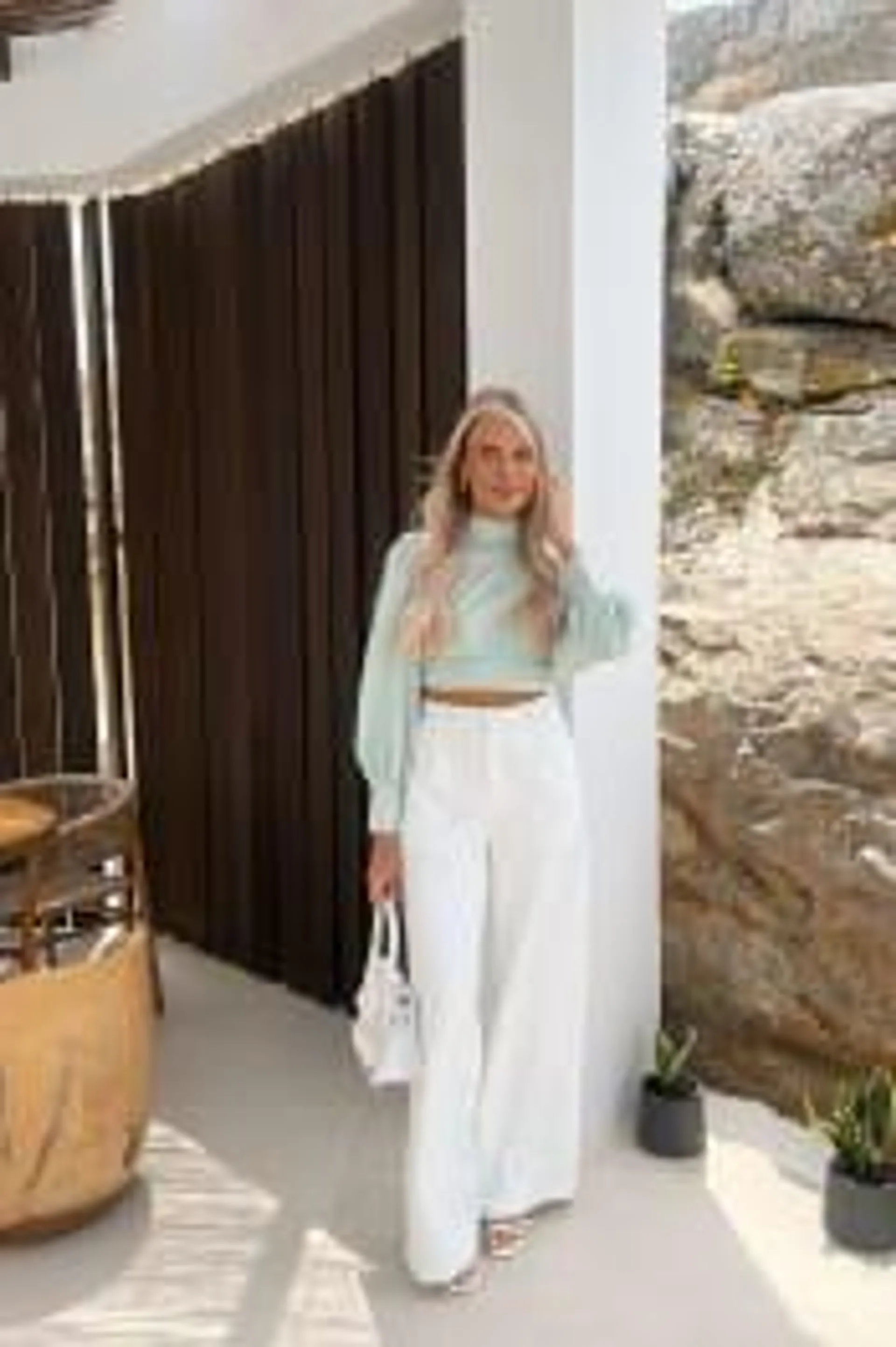 perrie sian white tailored trousers