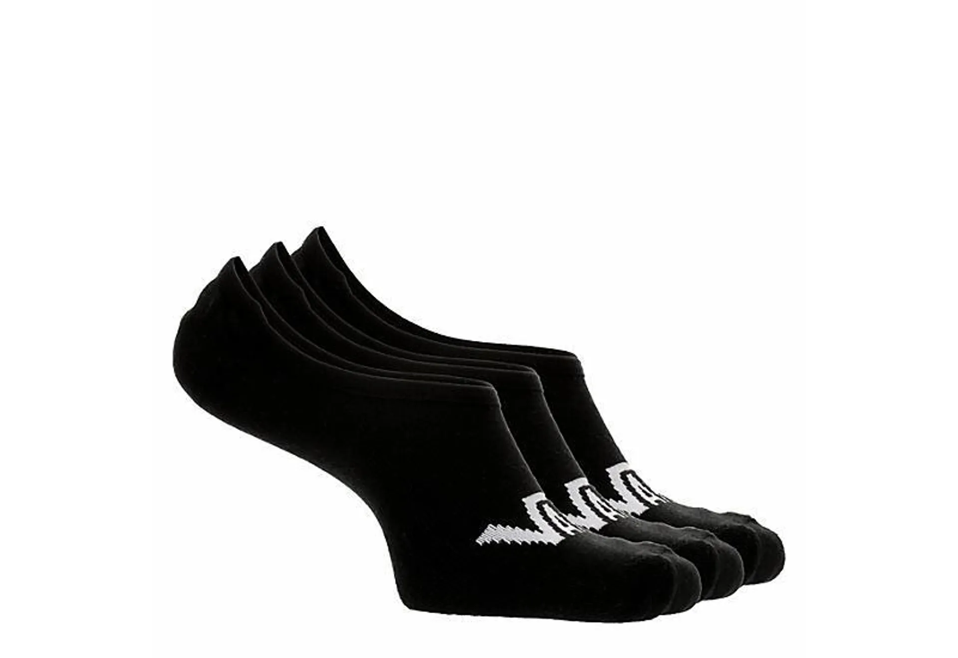 Vans Mens Super No Show Liner Socks 3 Pairs - Black