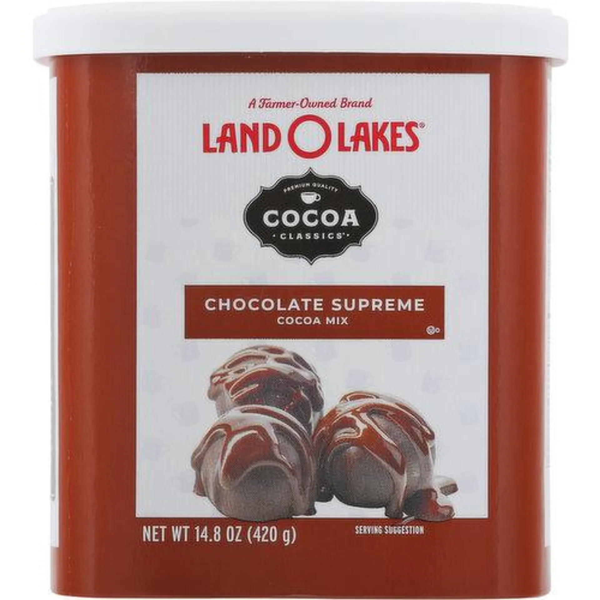 Land O Lakes Cocoa Mix, Chocolate Supreme, 14.8 Ounce