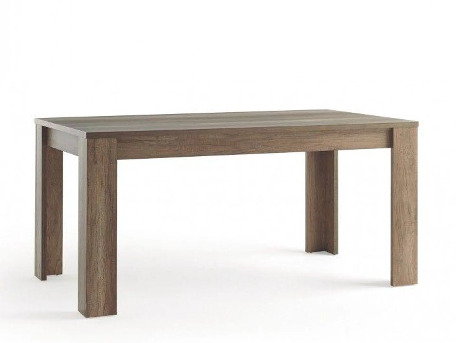 Mesa comedor rectangular fija color madera