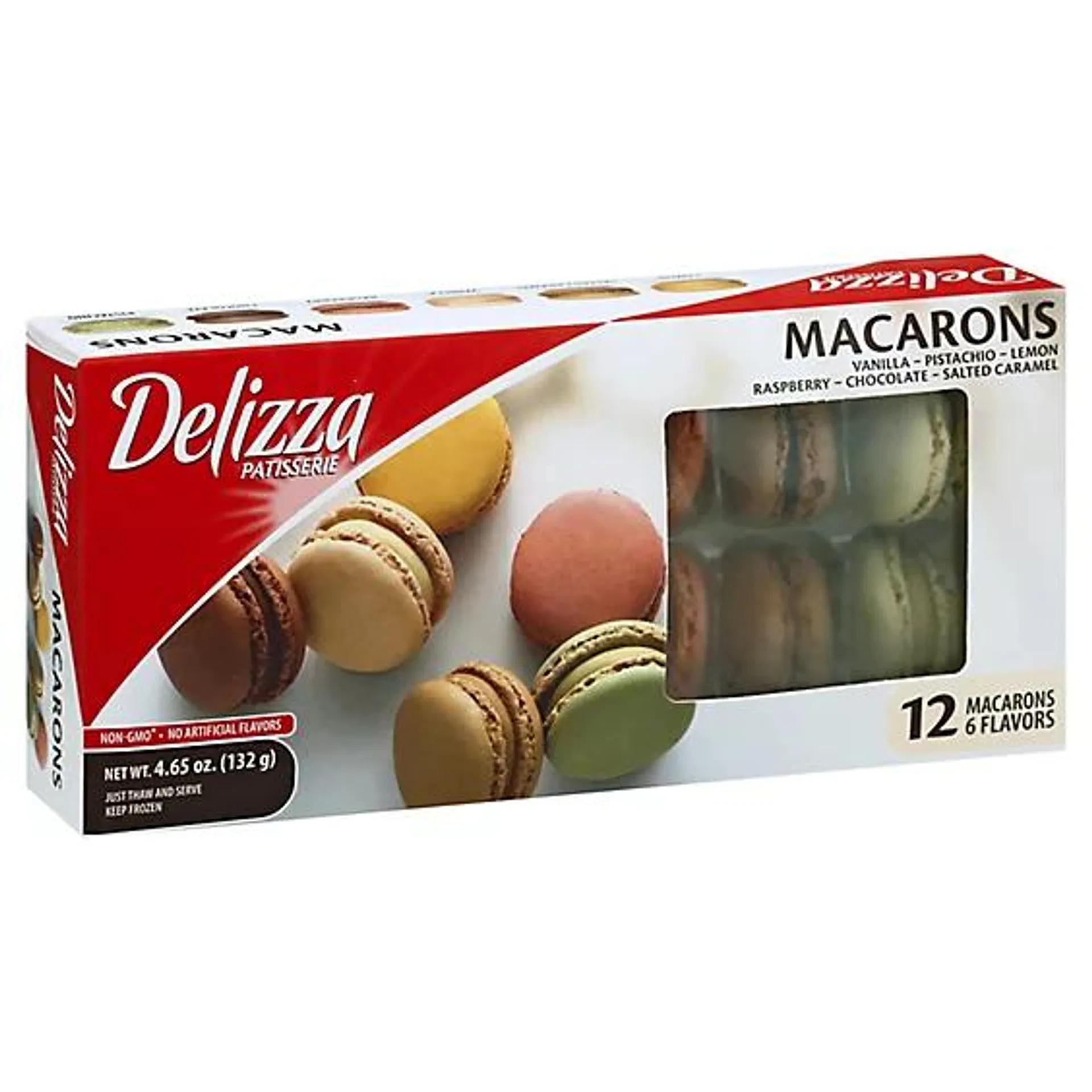 Delizza Macarons Assortment 12 Count - 4.65 Oz