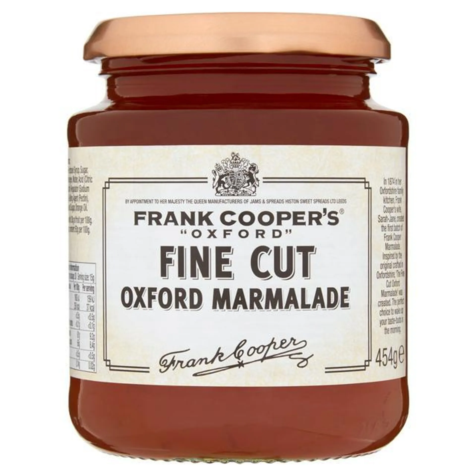 Frank Cooper's Fine Cut Oxford Marmalade, Seville Orange 454g