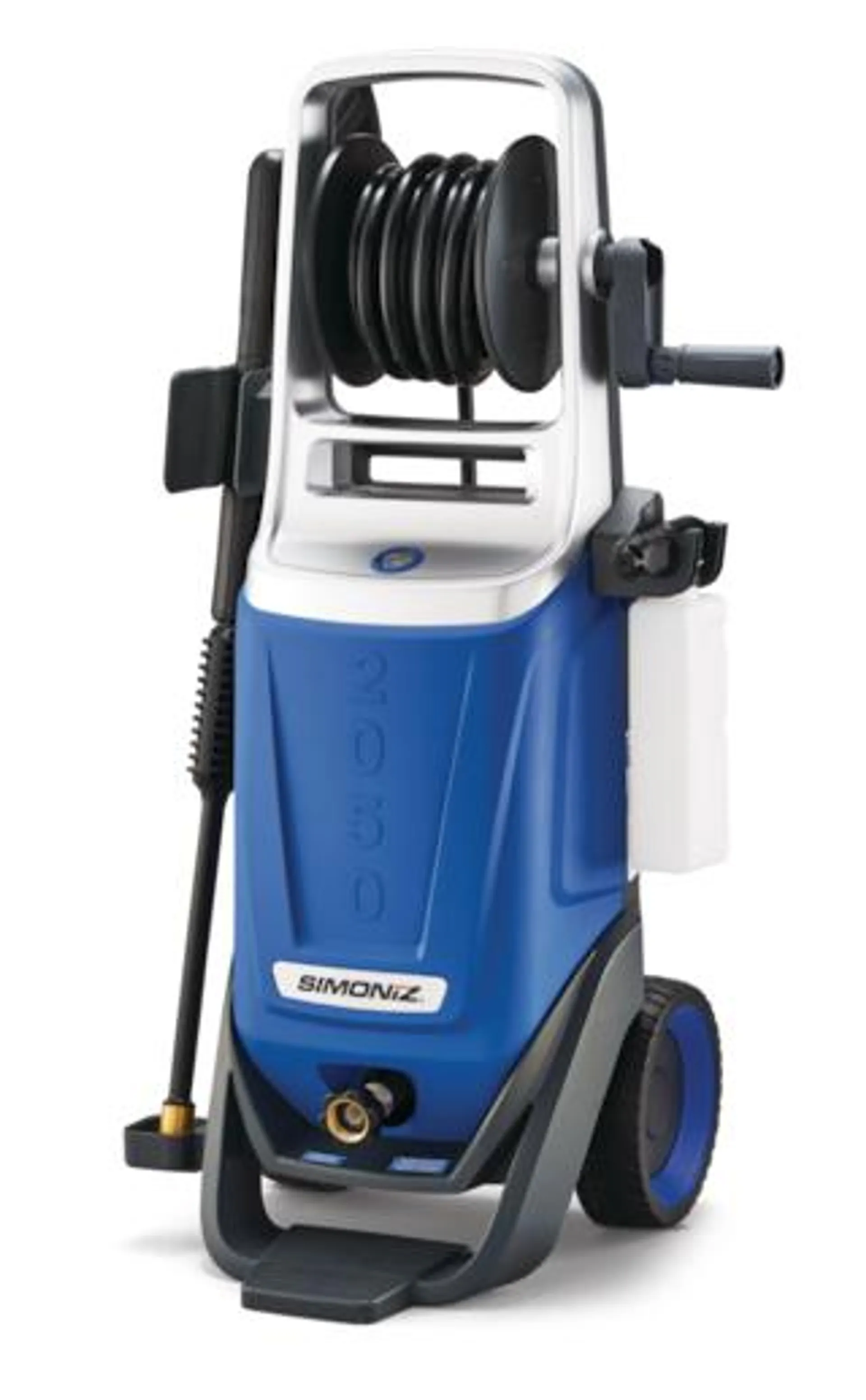 Simoniz 2050 PSI 1.5 GPM Corded Cold Water Wheeled Brushed Electric Pressure Washer w/ Foam Blaster