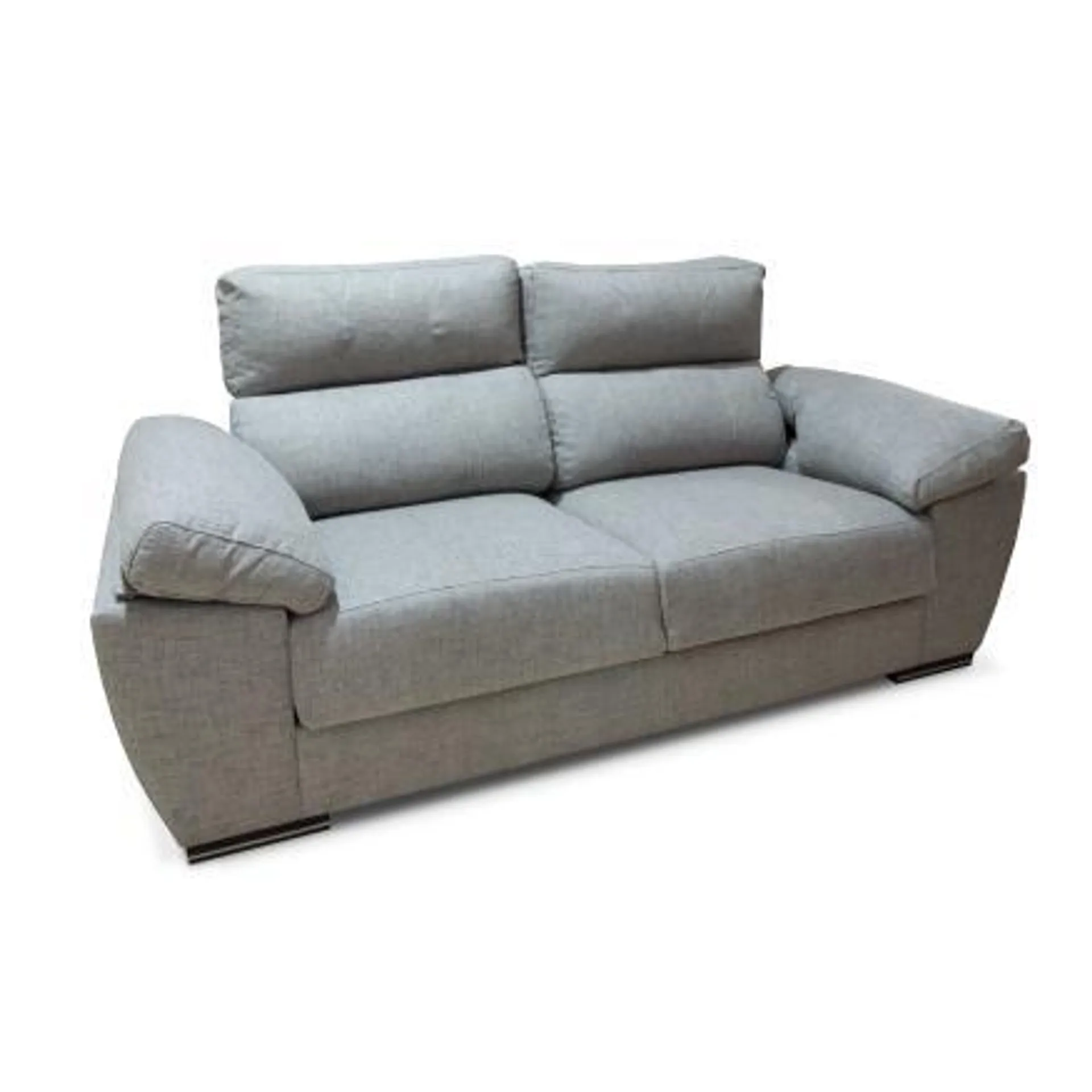 Elegante sofá en color gris, mod. Roi