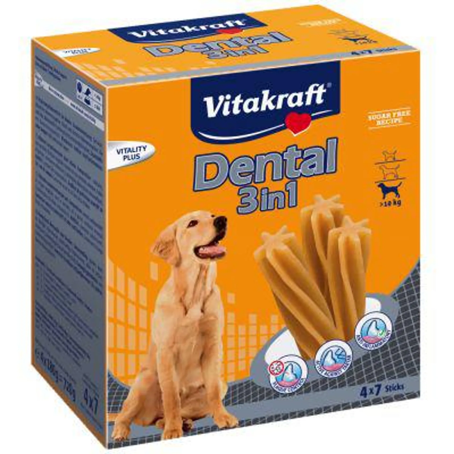 Vitakraft Dental 3in1 Multipack - médio