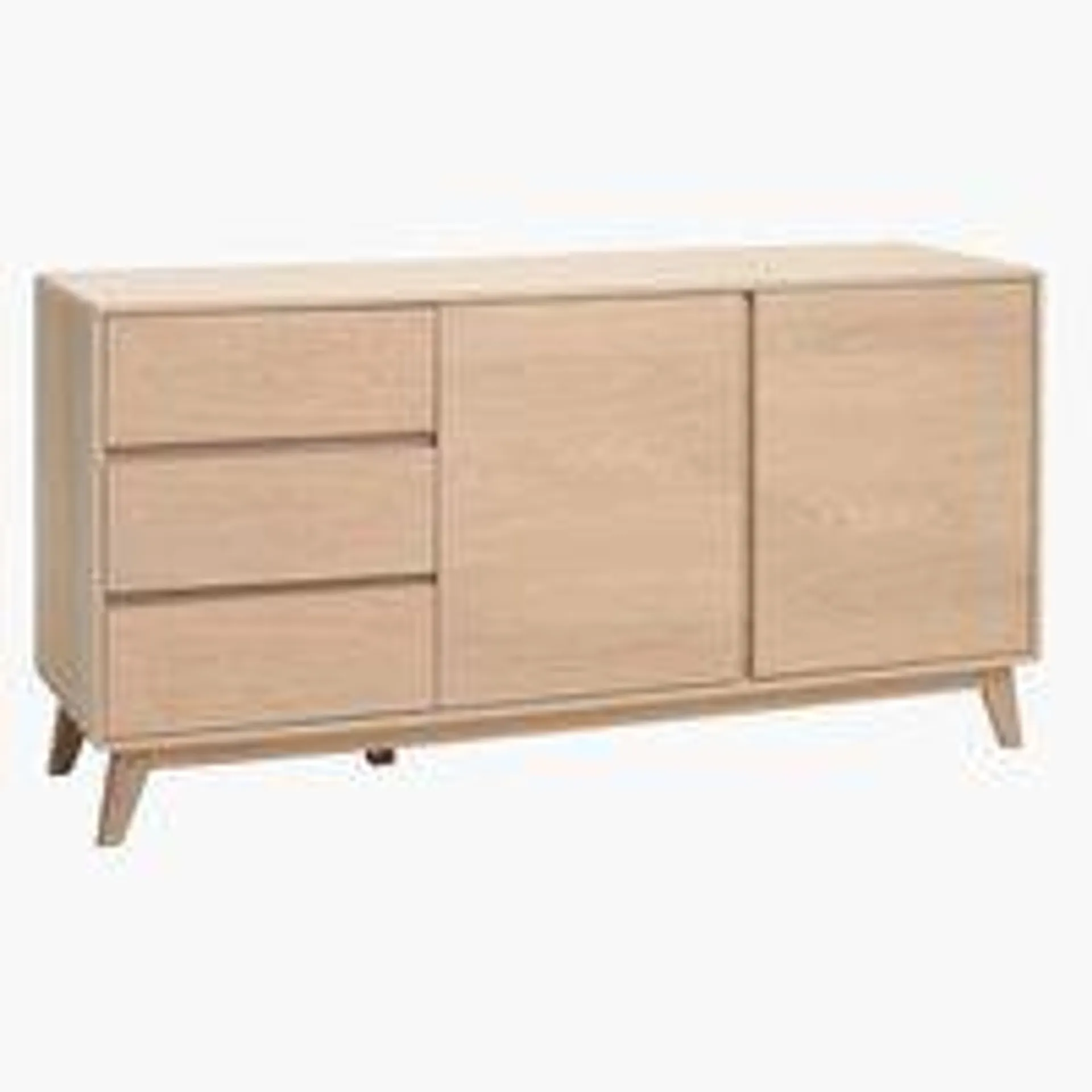 Credenza KALBY 2 ante rovere chiaro