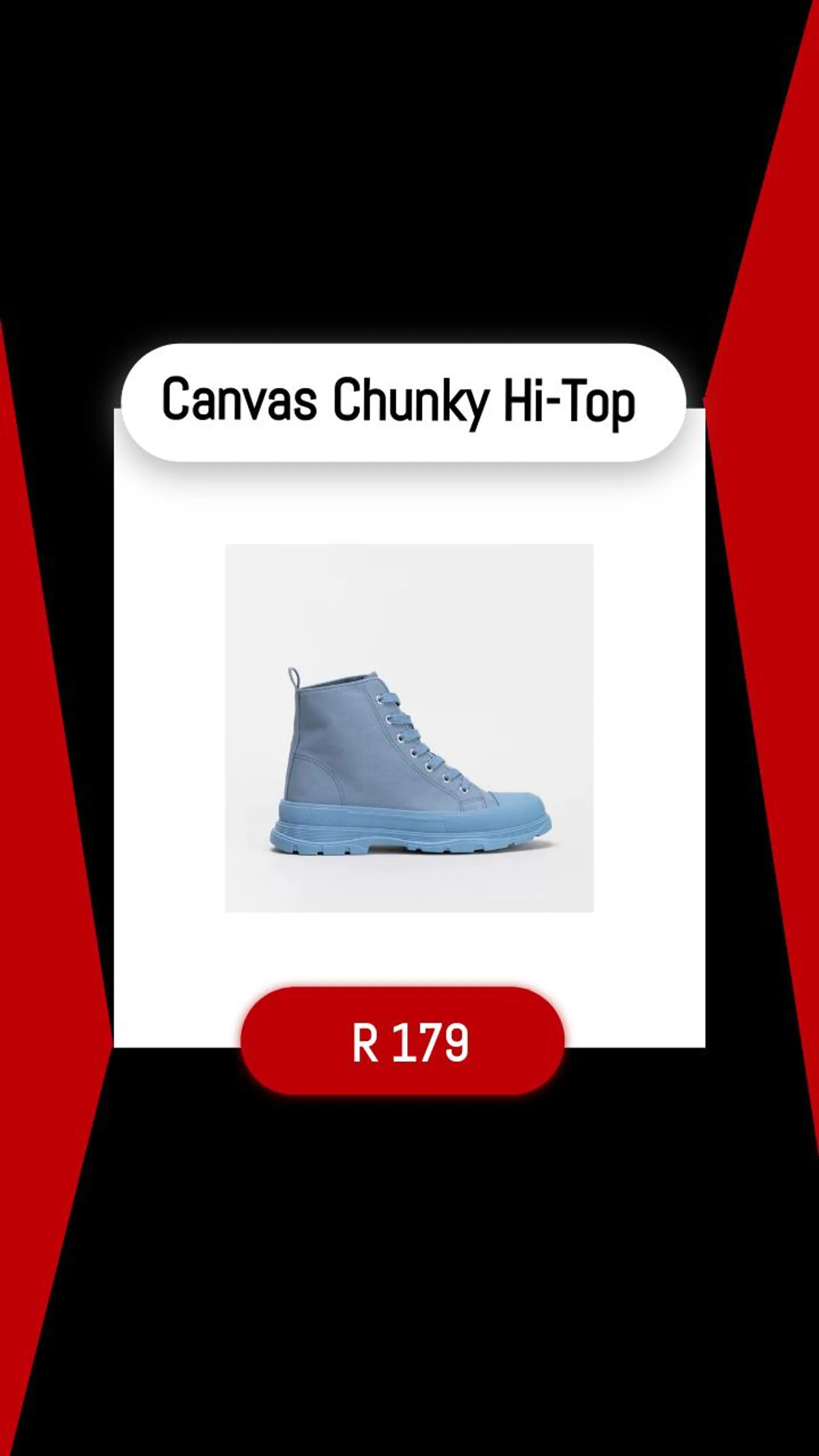Canvas Chunky Hi-Top
