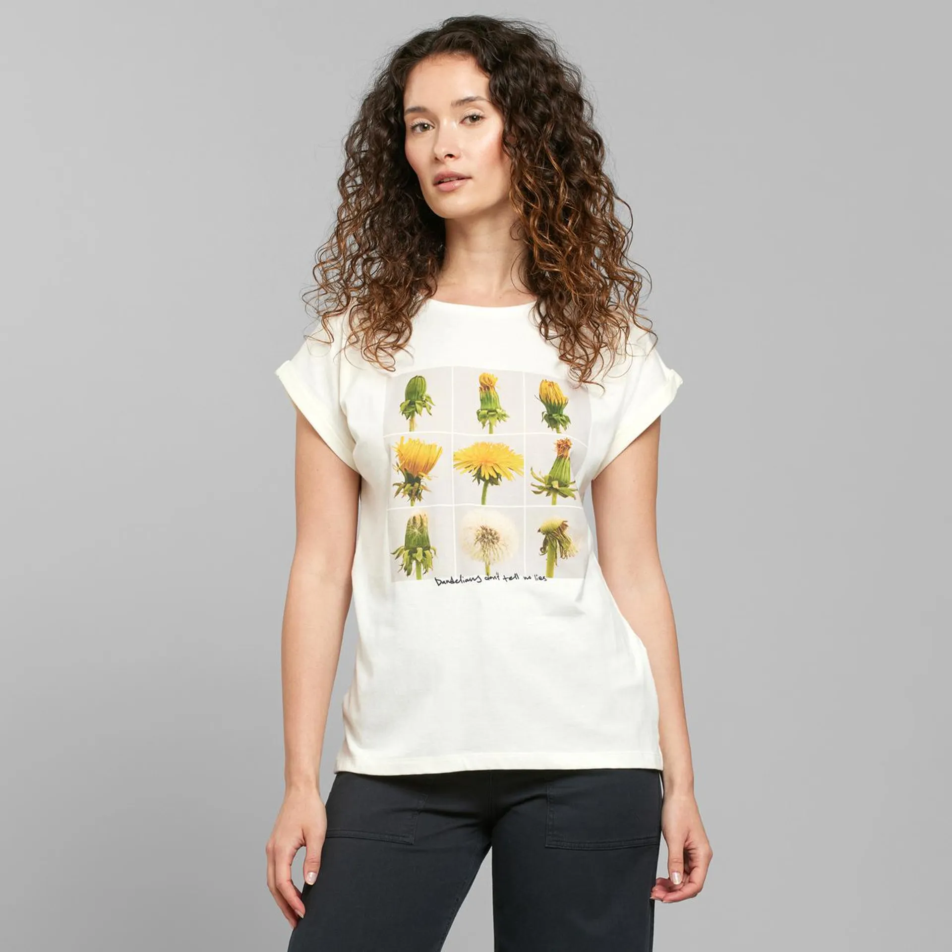 T-shirt Visby Dandelion Life Off-White