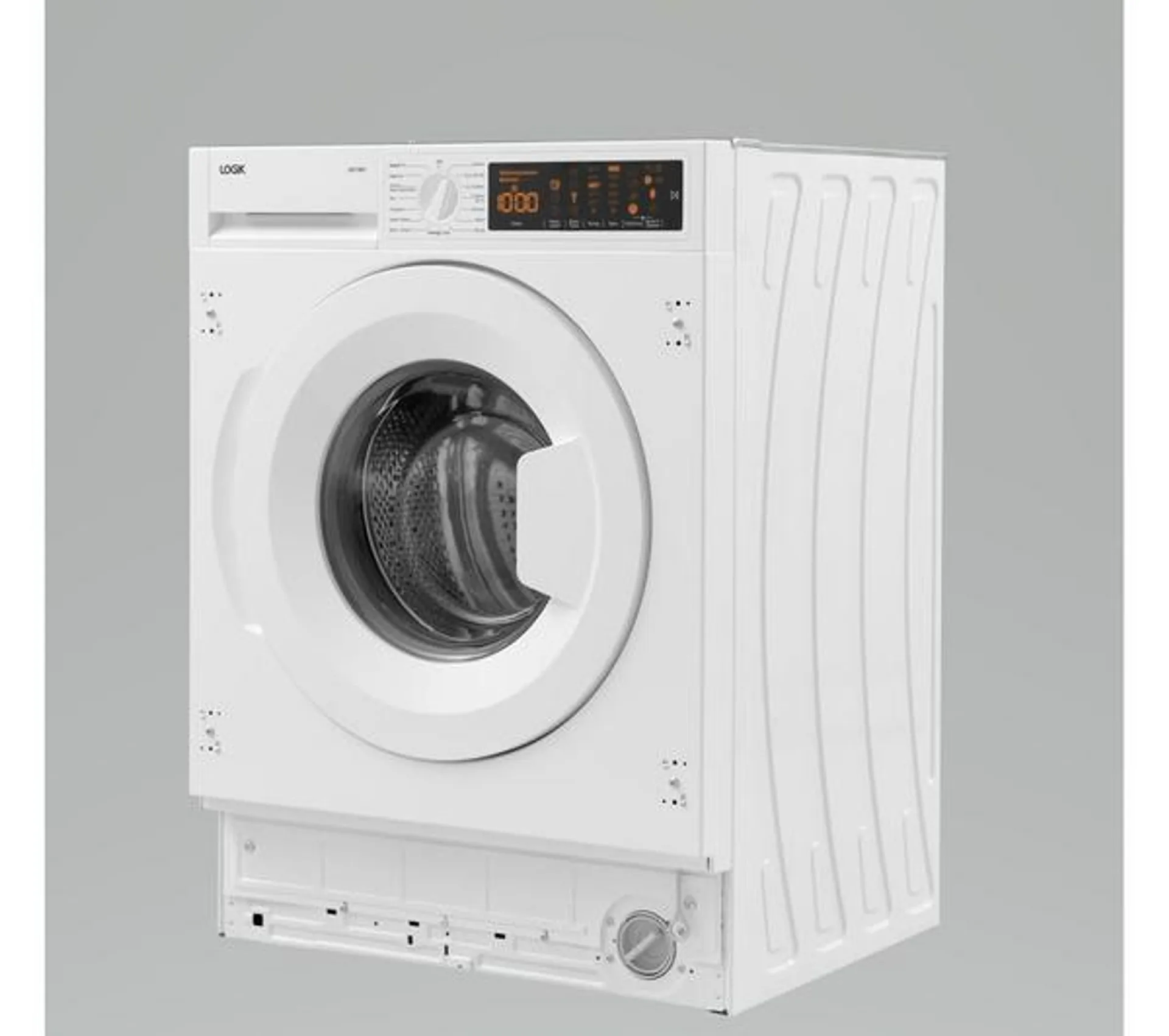 LOGIK T-series LIW712W22 Integrated 7 kg 1200 Spin Washing Machine