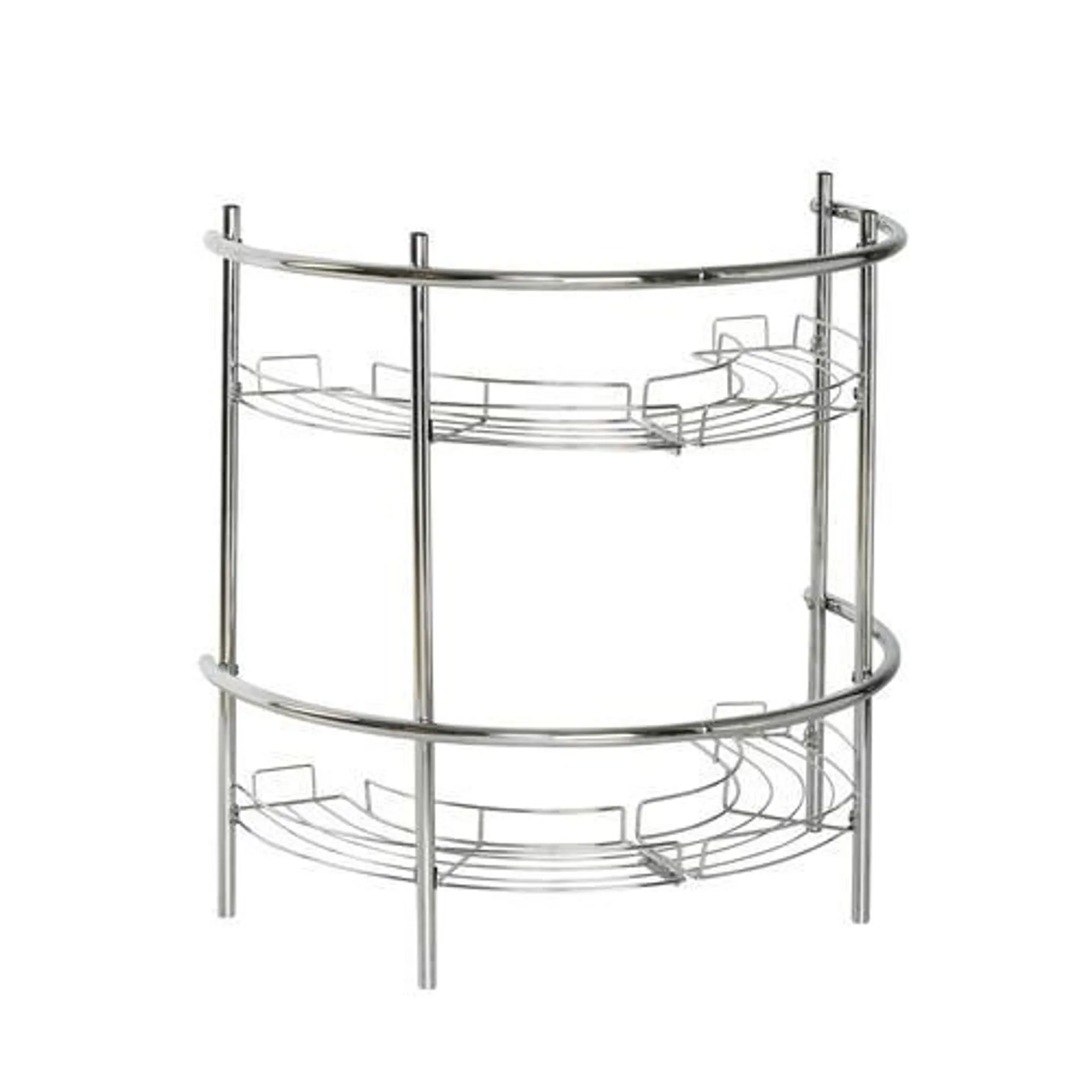 Zenna Home® 20" Chrome Pedestal Sink Shelf