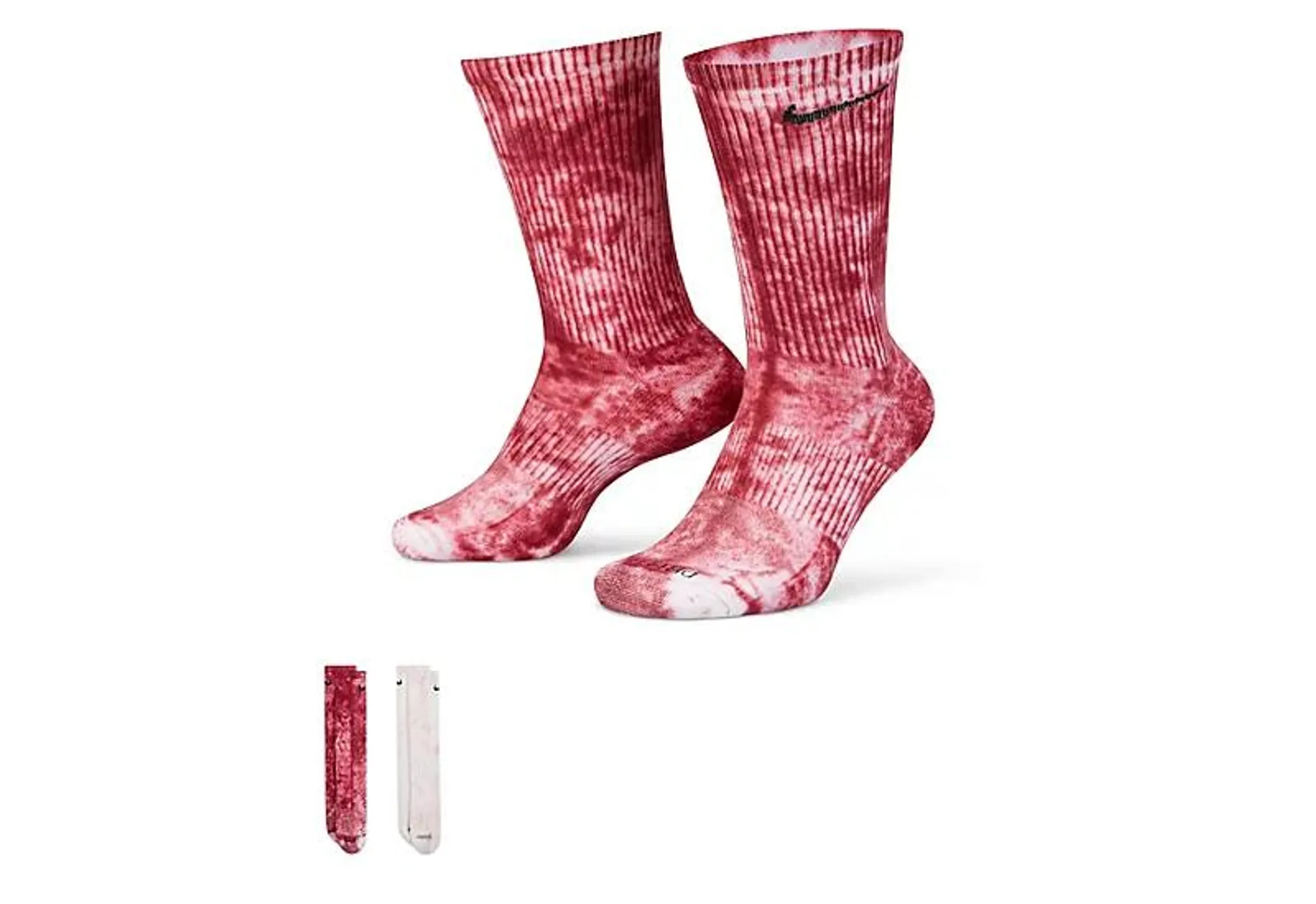 Nike Womens Everyday Plus Crew Socks 2 Pairs - Tie-dye