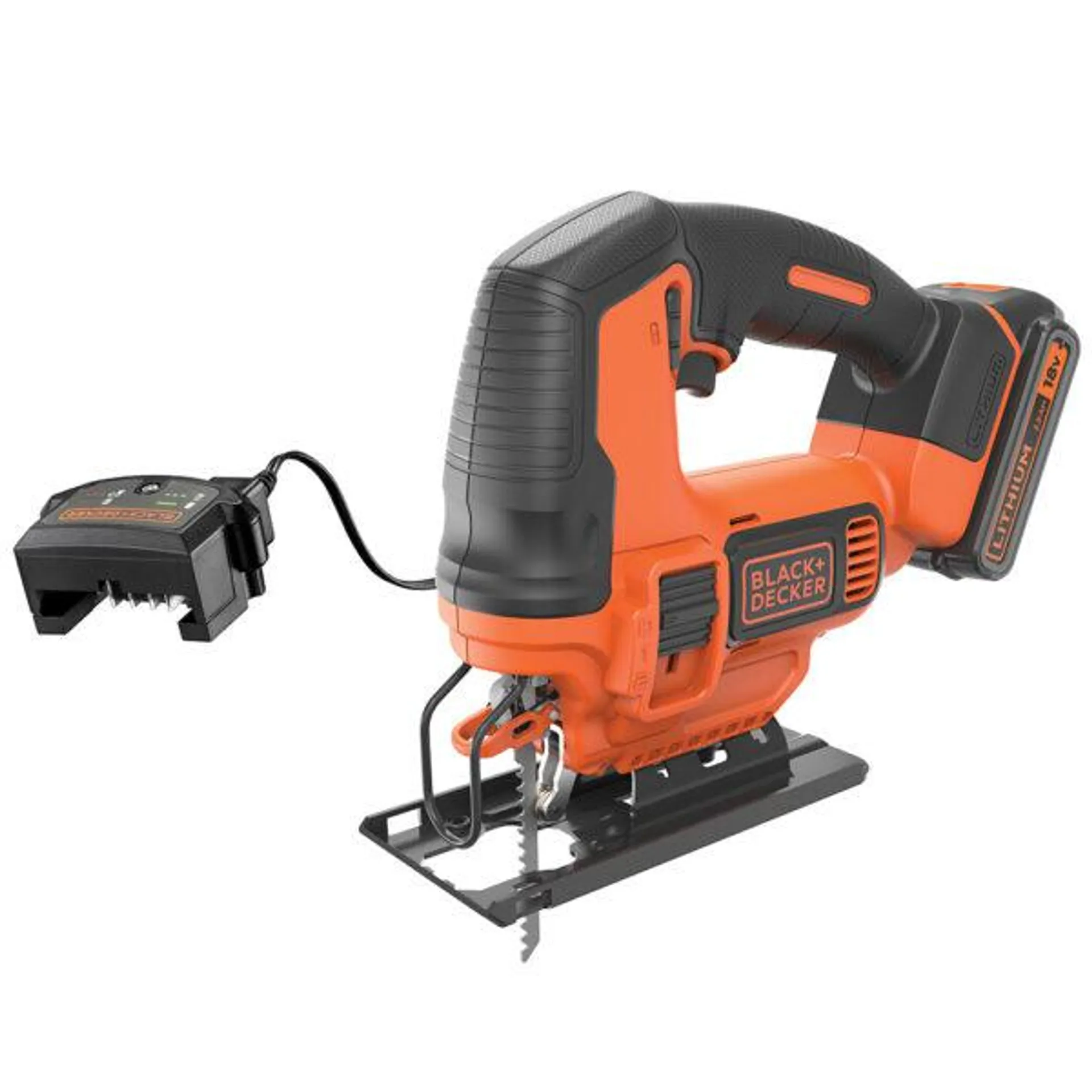 Black and Decker 18V JIGSAW and 400MA CHARGER