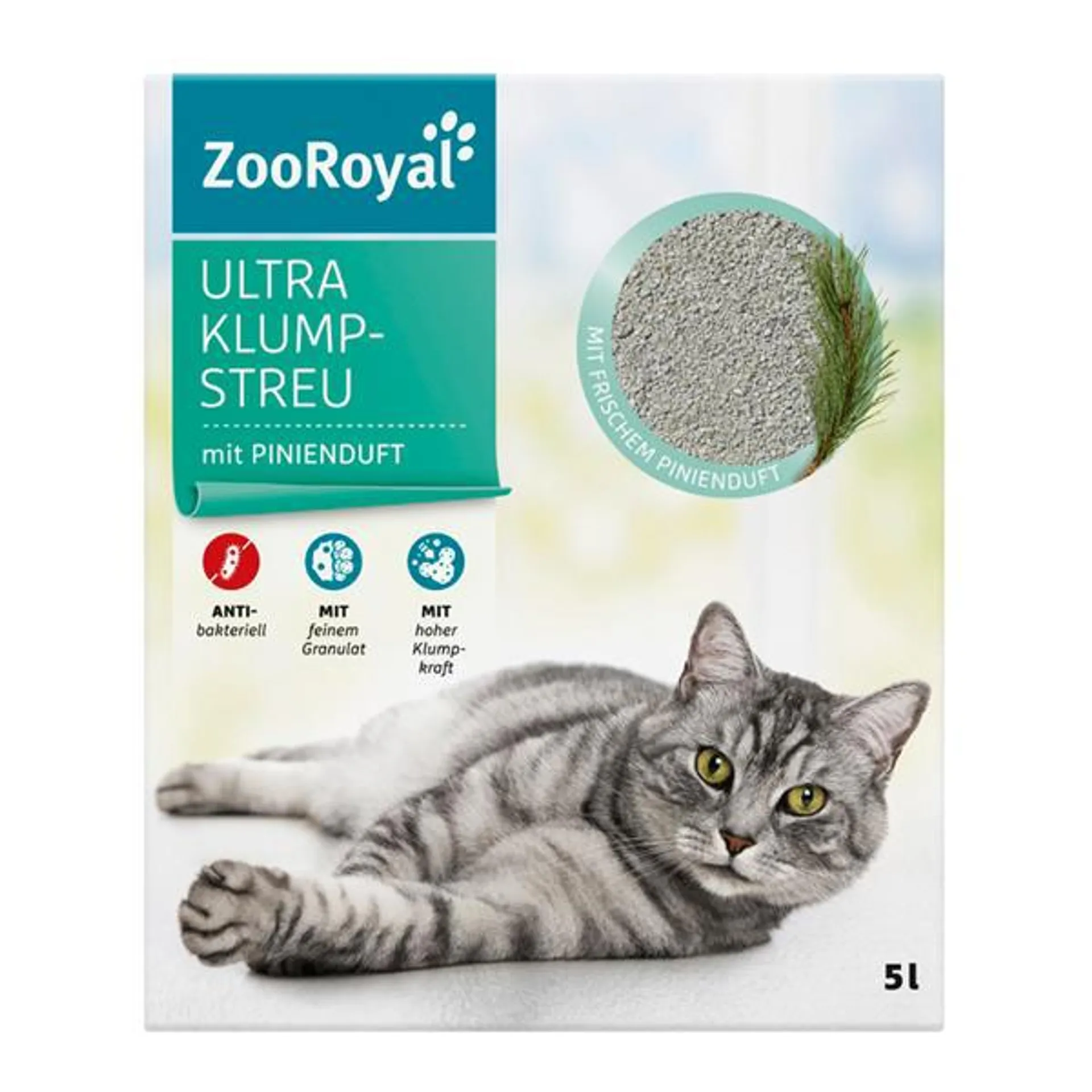 ZooRoyal Ultra Klumpstreu mit Pinienduft
