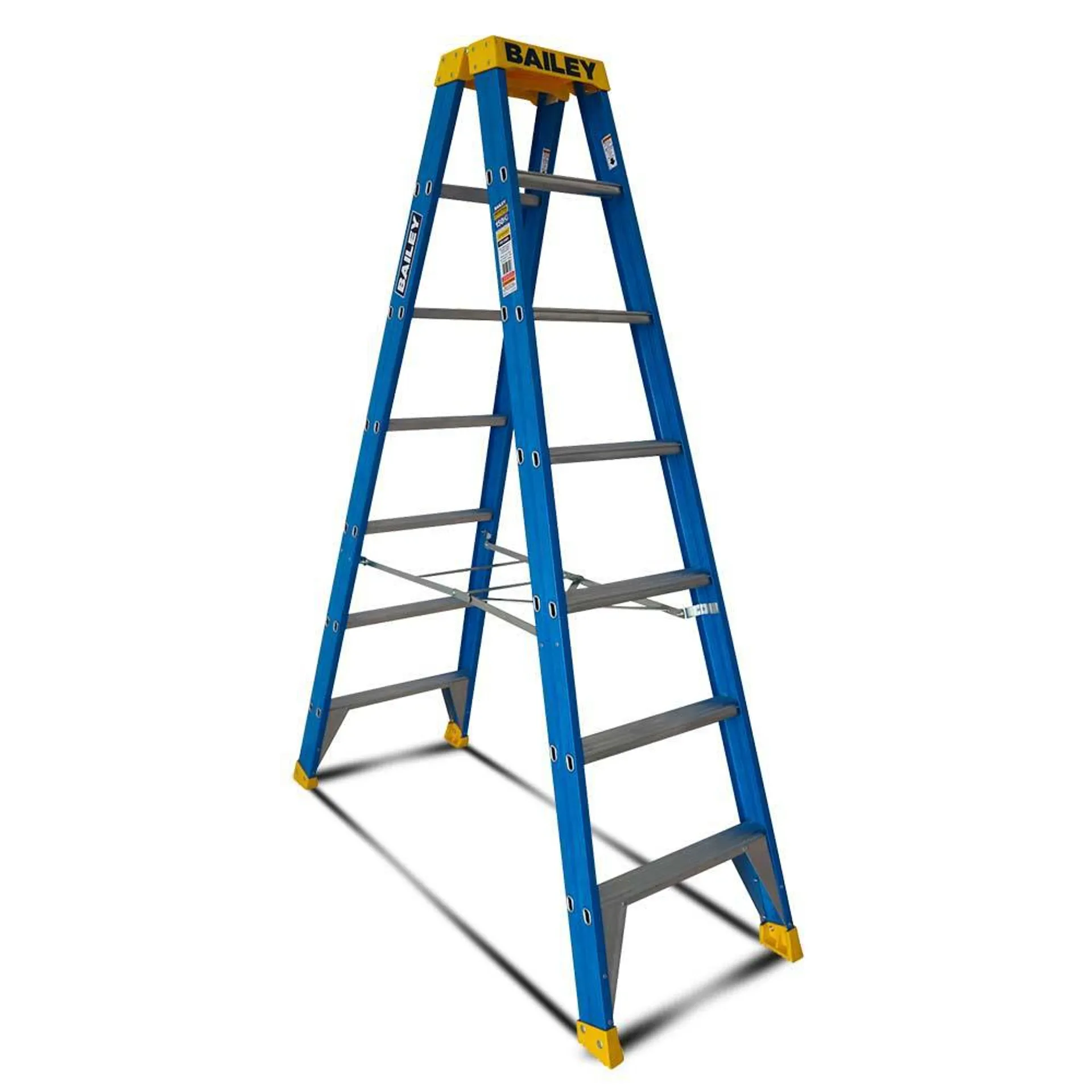 Bailey FS13981 7 Step 2.1m 150kg Fibreglass Double Sided Industrial Ladder