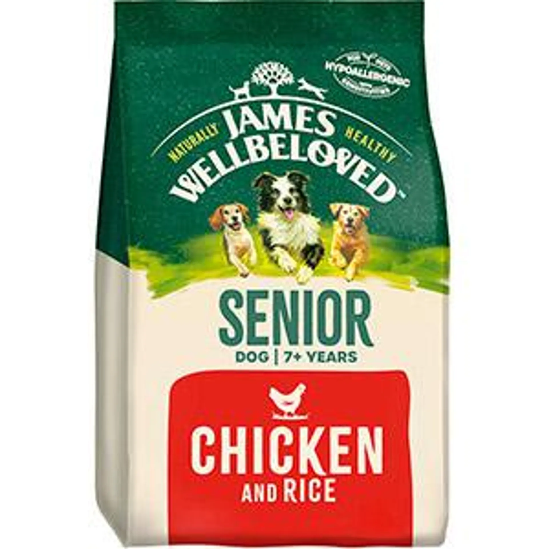 James Wellbeloved Dry Senior Dog Food Chicken and Rice