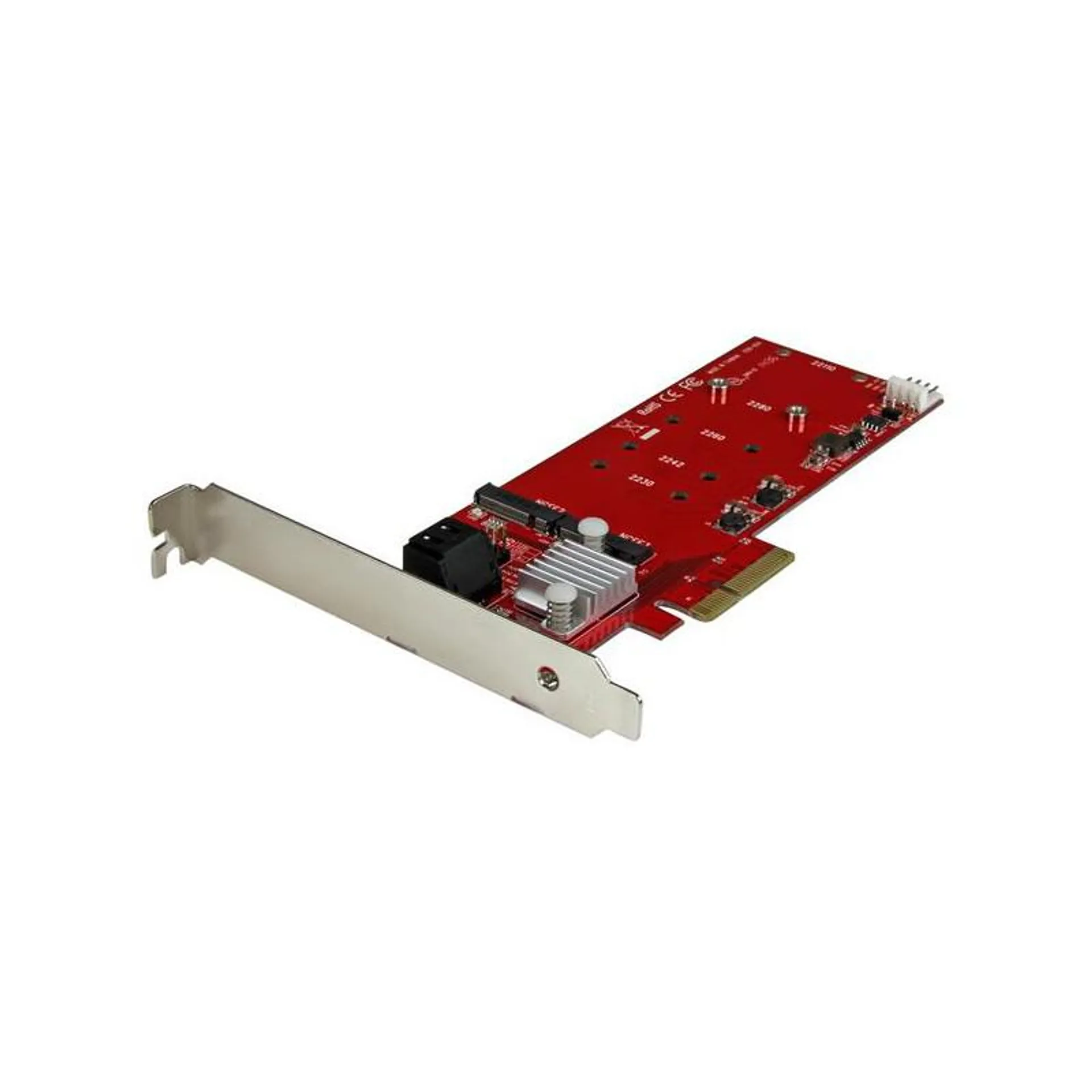 STARTECH TARJETA PCI-E 2X SSD NGFF M.2 2X SATA