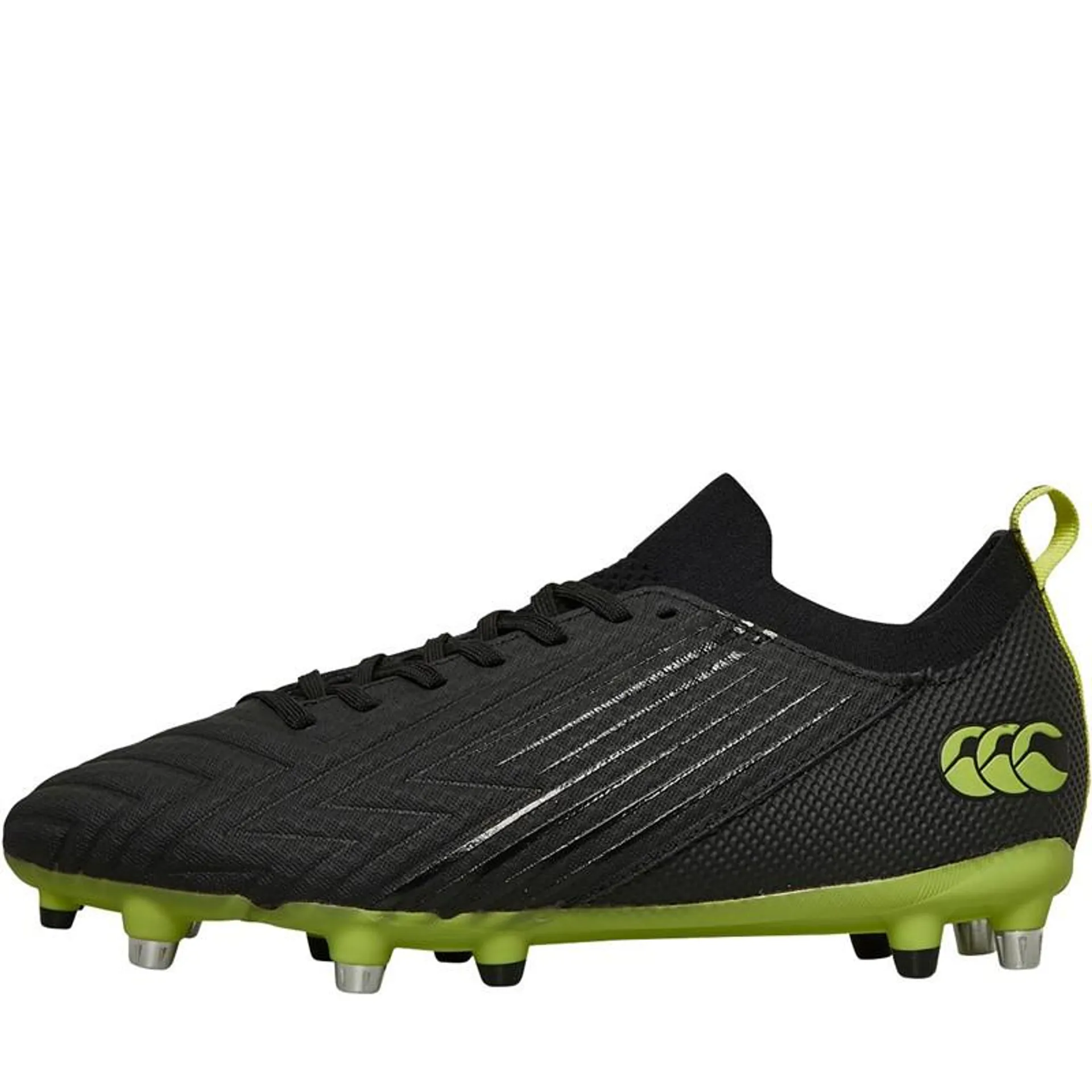 Canterbury Mens Speed 3.0 Pro SG Soft Ground Rugby Boots Black/Green