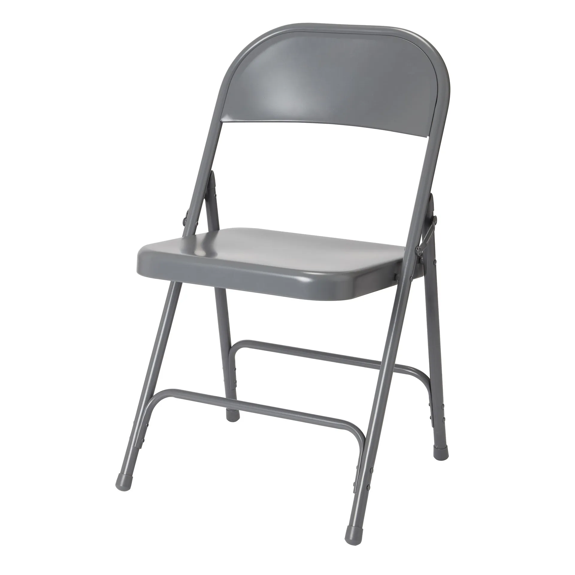 Lasana Dark grey Folding chair (H)790mm (W)470mm (D)450mm