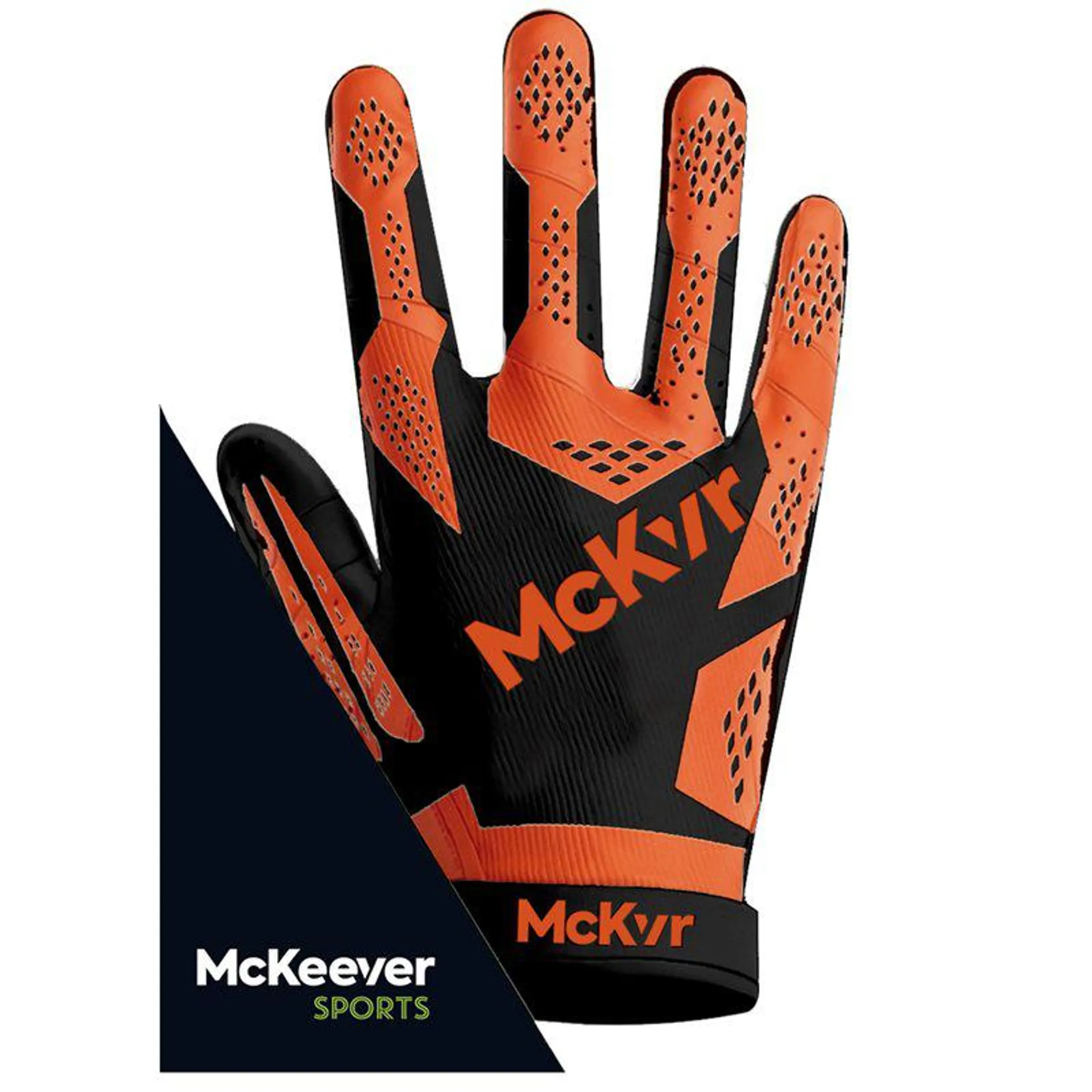 Mc Keever 2.0 Gaelic Gloves - Youth - Black/Orange