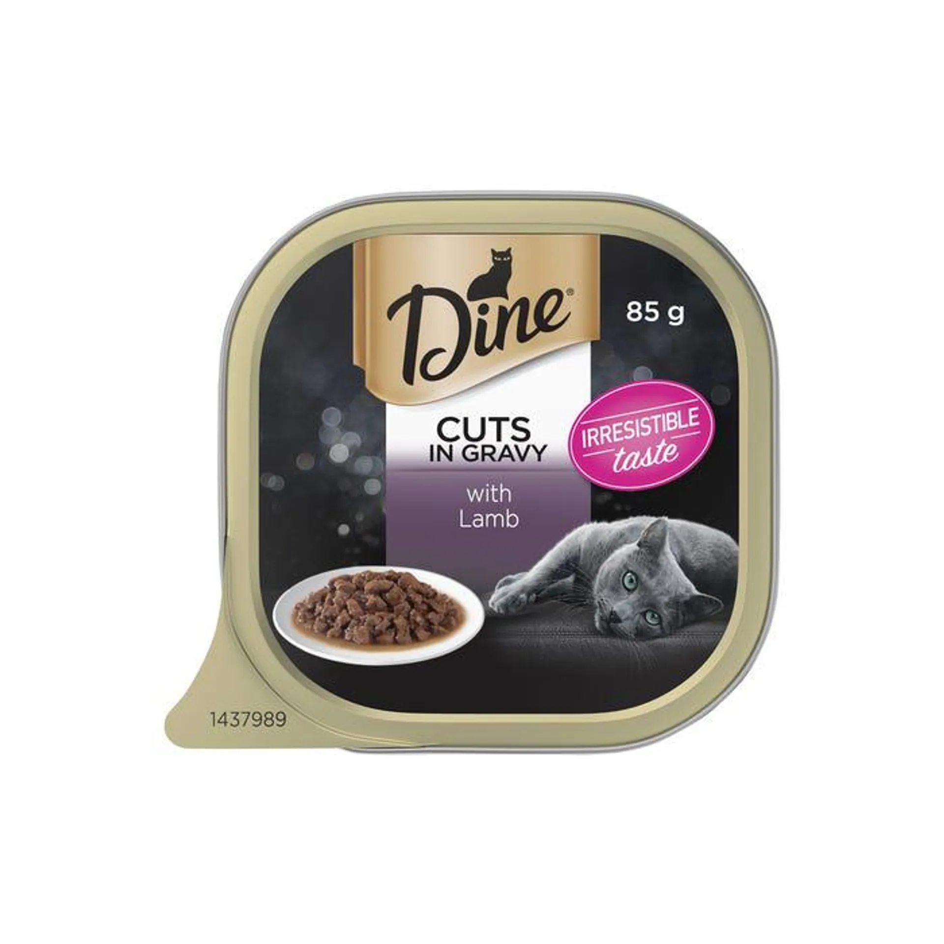 Dine Daily Cuts In Gravy With Lamb Cat Food 85g