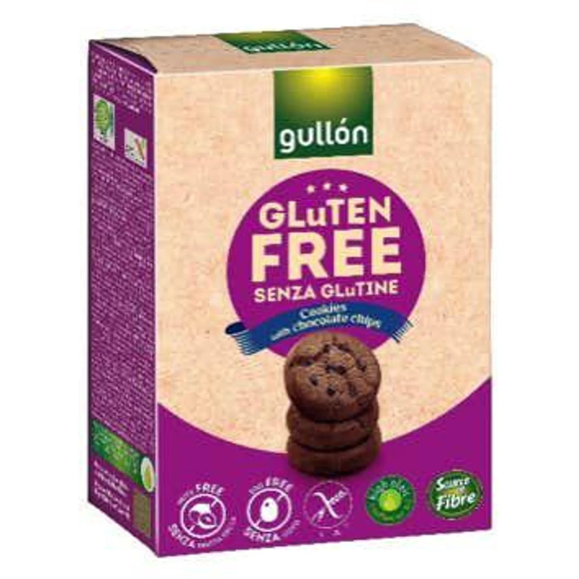 Gullon cookie suklaa 200g gluteeniton