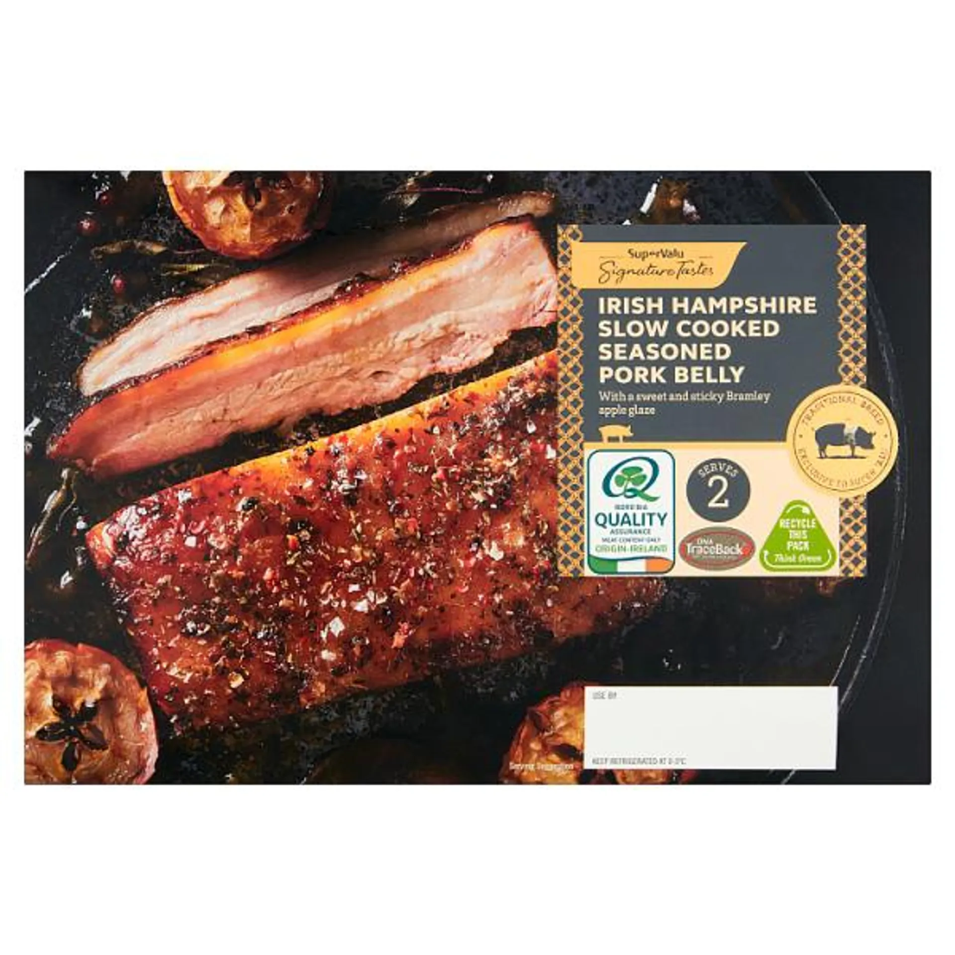 Signature Tastes Irish Hampshire Slow Cooked Pork Belly 600g (600 g)