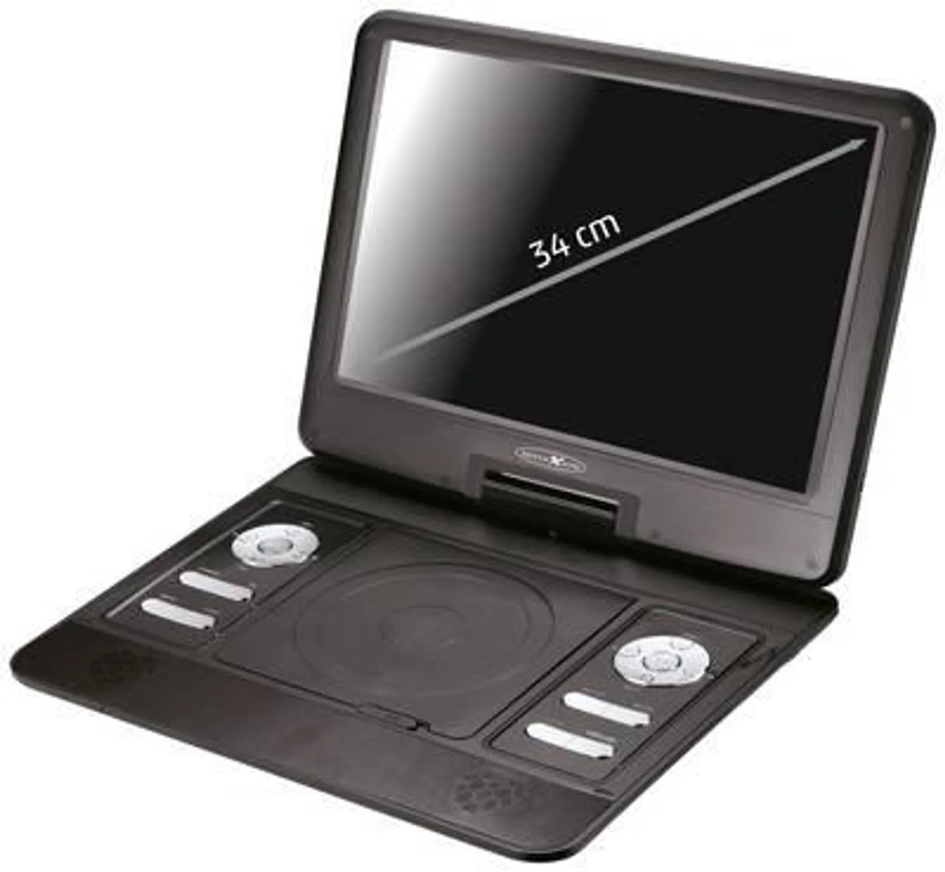Reflexion DVD1322 Portable TV + DVD 34 cm 13 inch EEC: D (A - G) incl. 12V car power cable, incl. DVB antenna, Battery-p