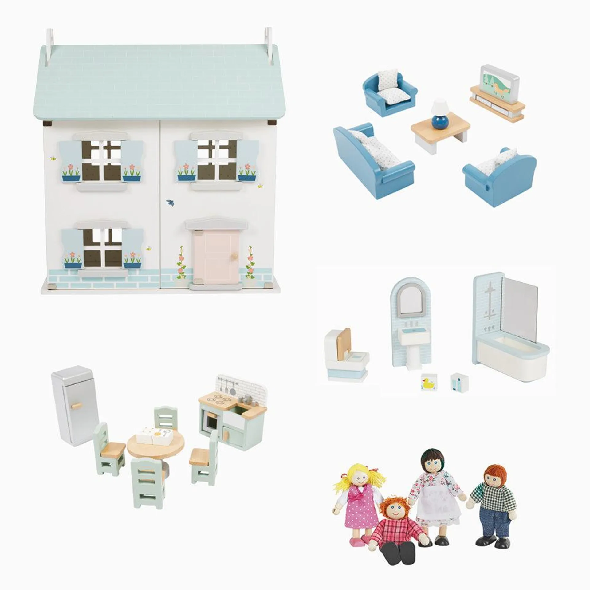 Dolls House & Furniture Set 4
