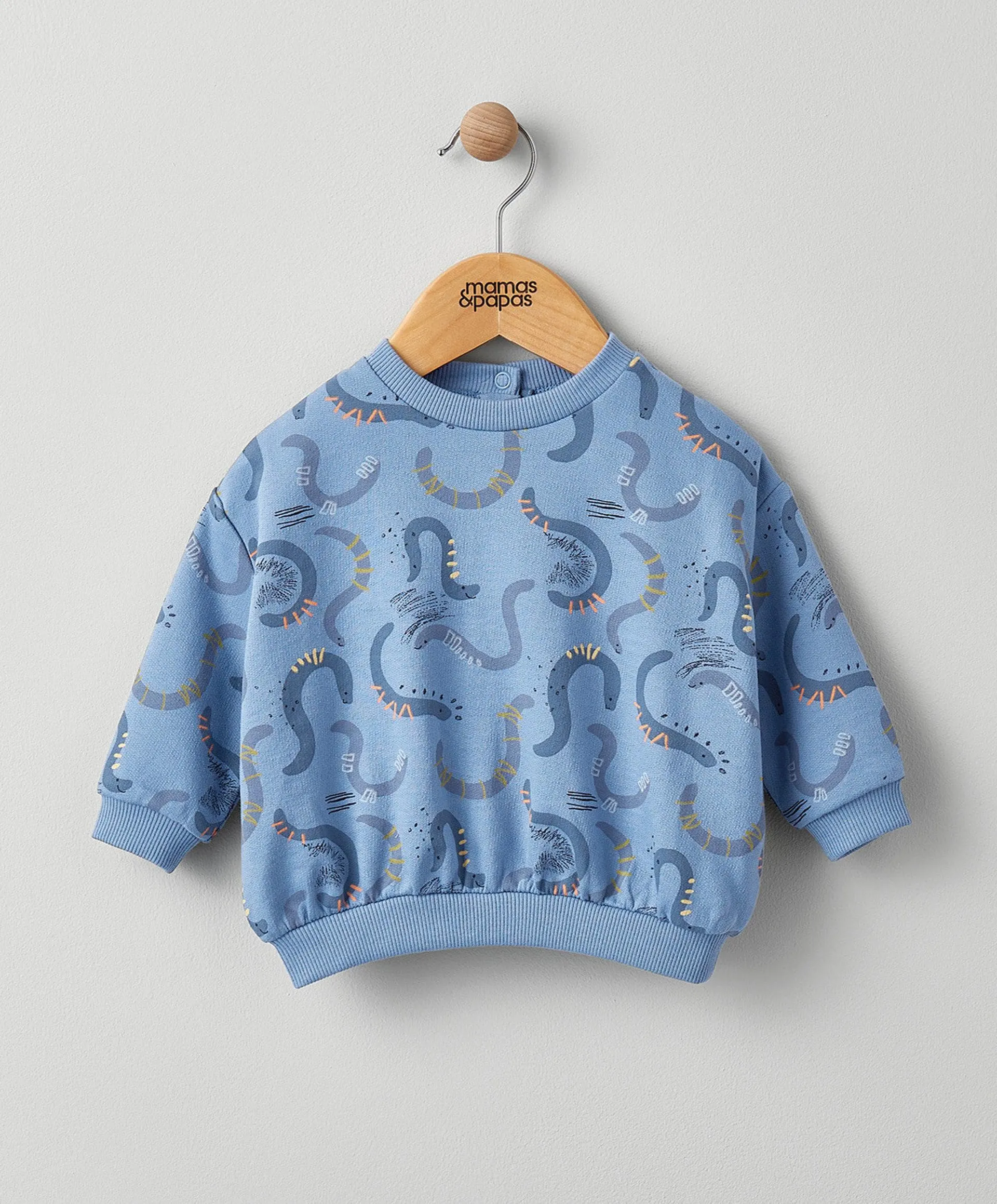 Worm Print Sweatshirt