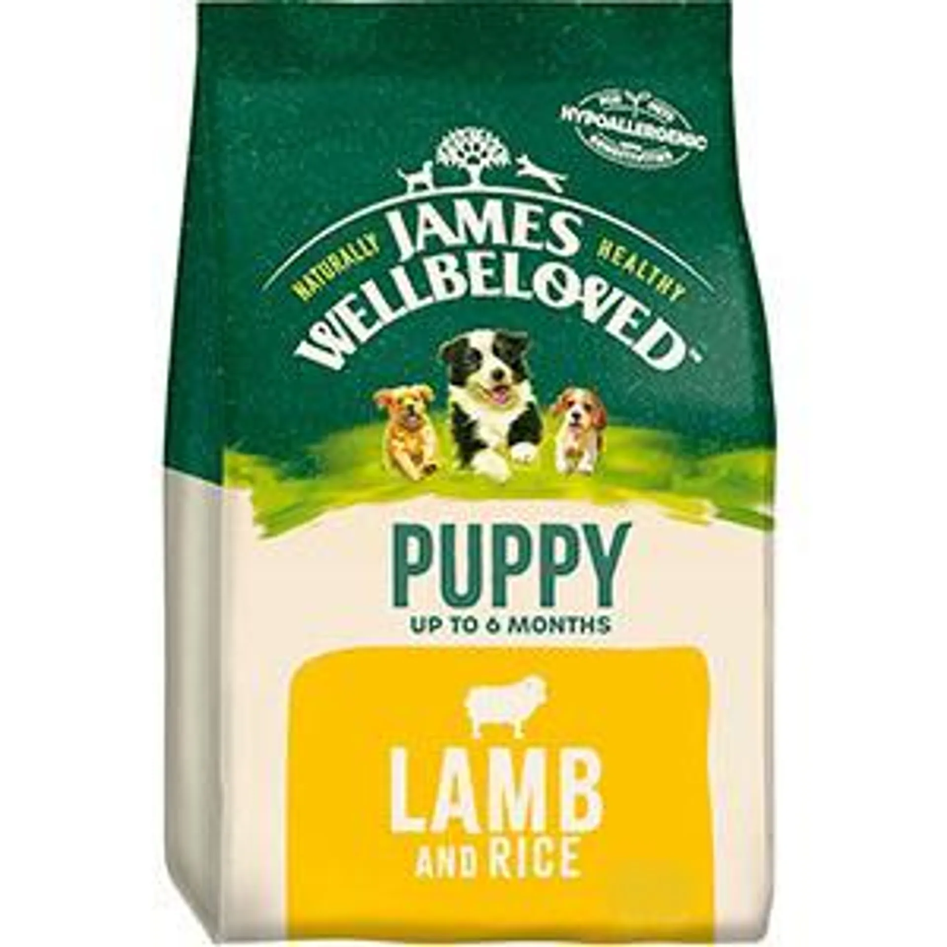 James Wellbeloved Dry Puppy Food Lamb & Rice 2kg