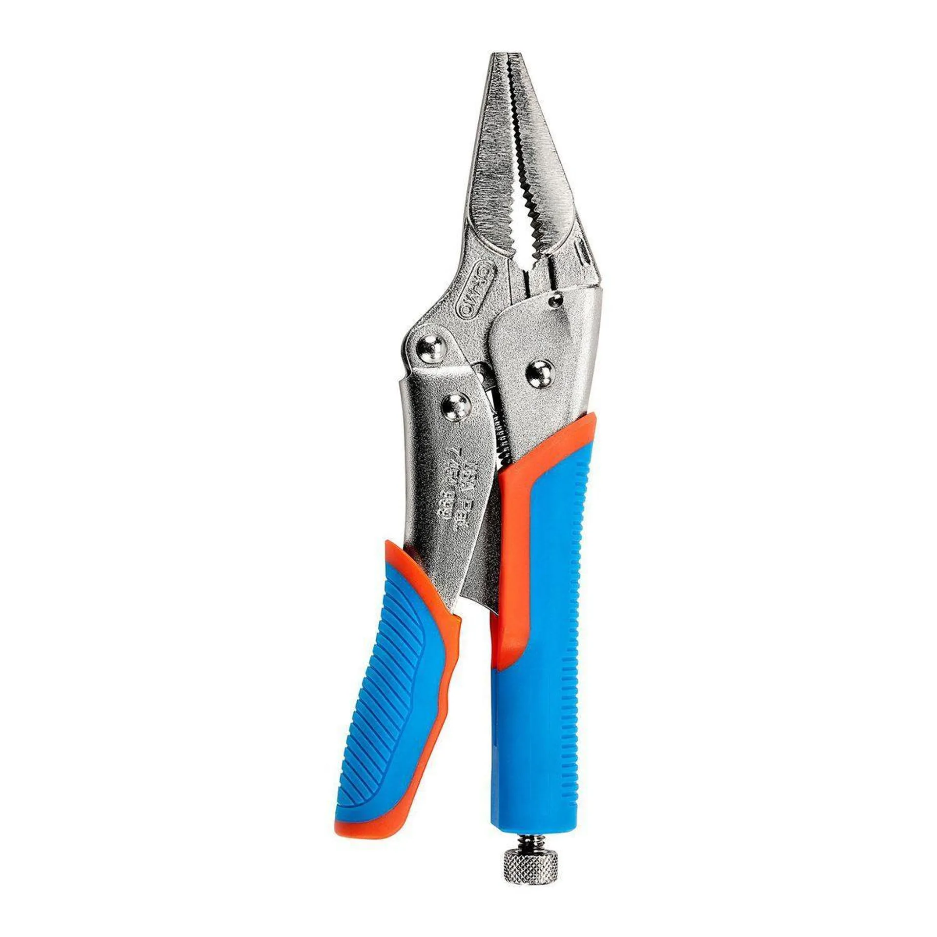 9 in. SPEED RELEASE Long Nose Locking Pliers with Grip