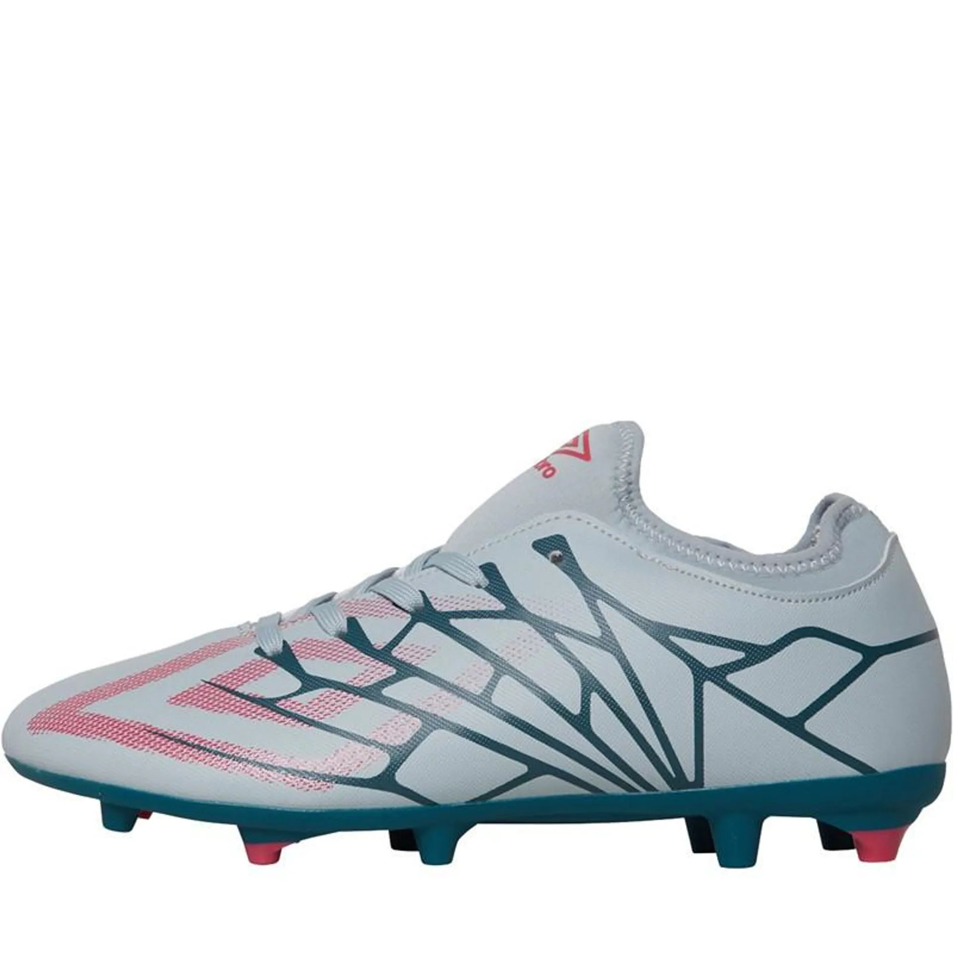 Umbro Kids Velocita Alchemist 1.0 FG Firm Ground Football Boots Plein Air/Geranium/Blue Coral