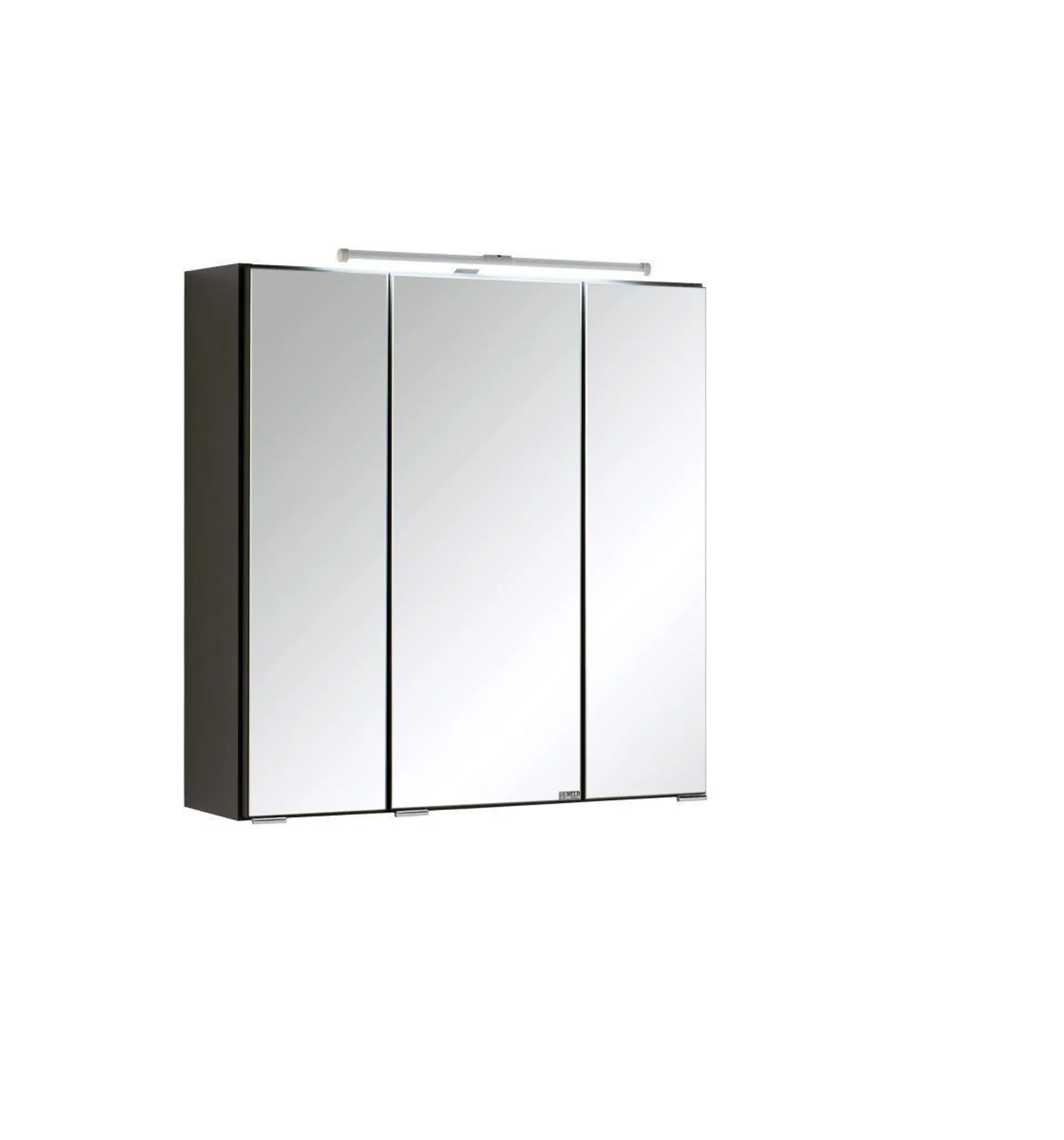Spiegelschrank mit Türdämpfer + Led Cardiff B: 60cm, Graphit