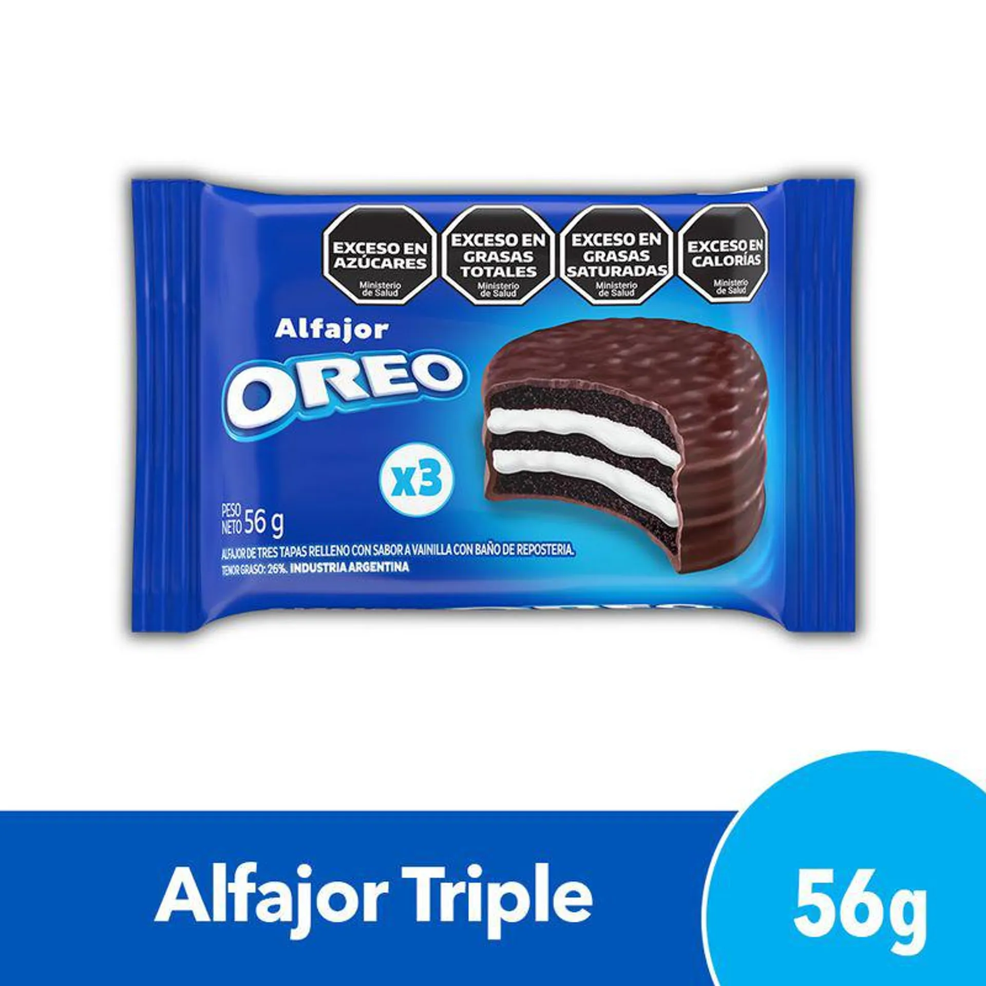 Alfajor Triple Oreo 56 Gr.