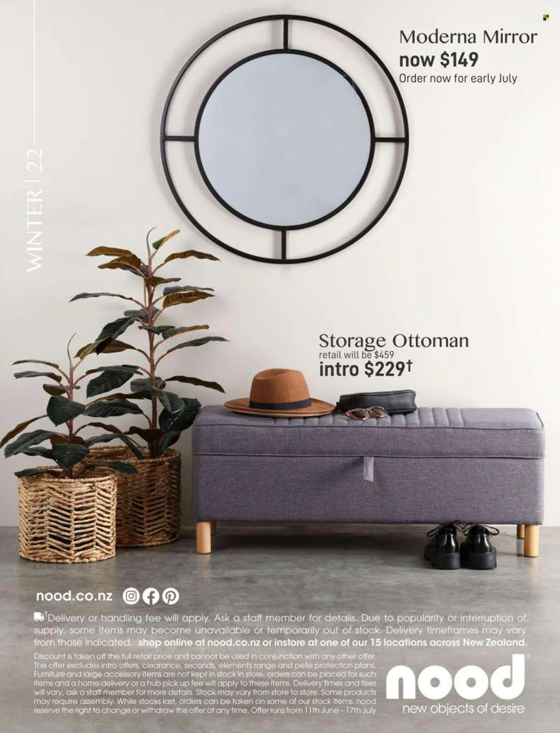 Nood mailer - 11.06.2022 - 17.07.2022 - Sales products - ottoman, mirror. Page 18.