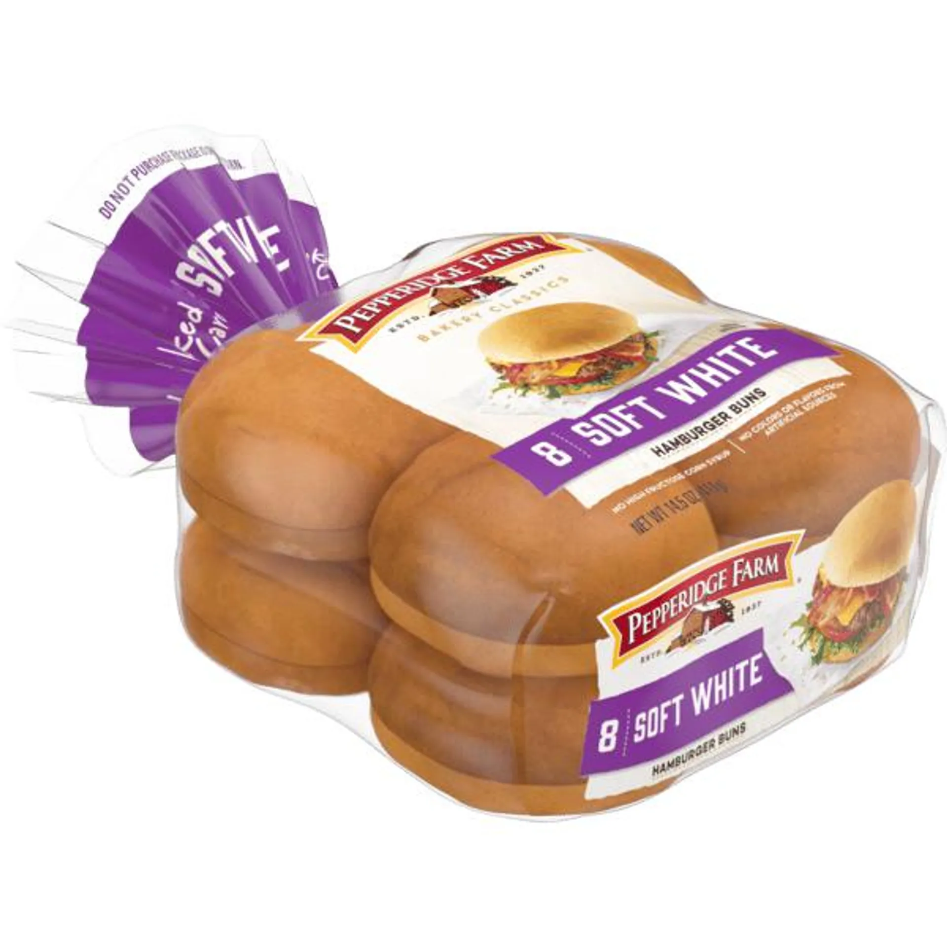 Pepperidge Farm Bakery Classics Soft White Hamburger Buns 8Ct