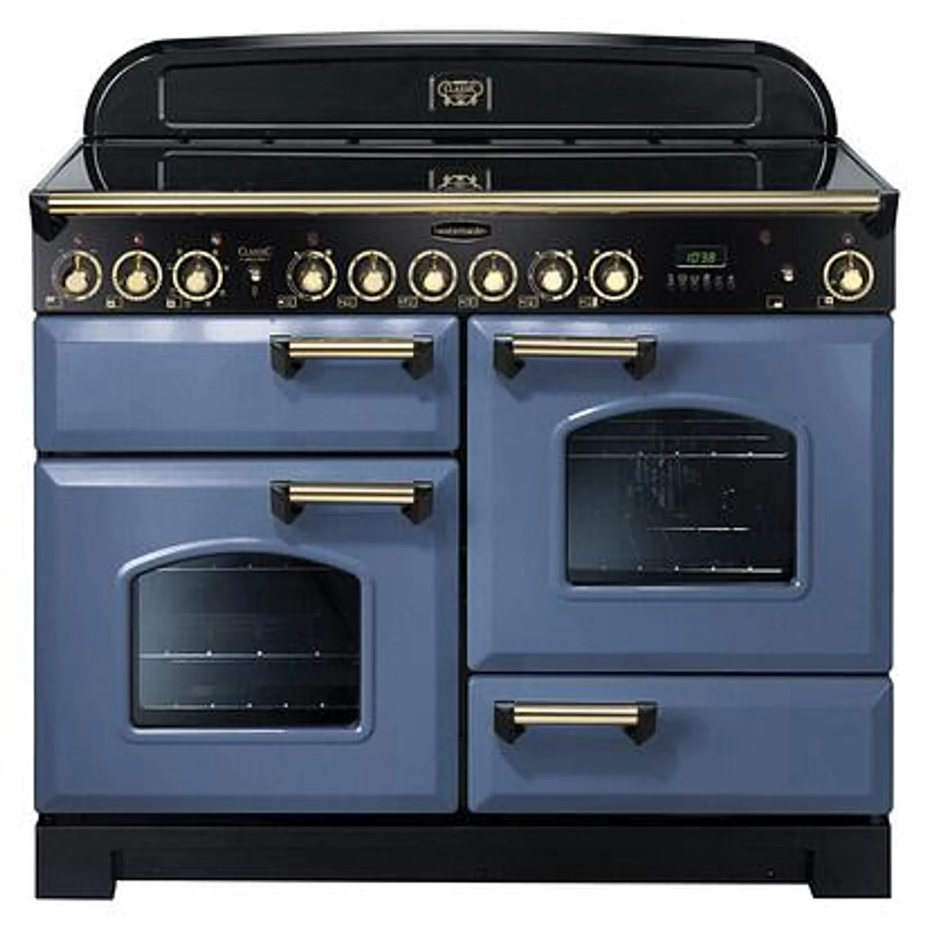 Rangemaster CDL110ECSB/B Classic Deluxe 110cm Ceramic Range Cooker 129640 – STONE BLUE