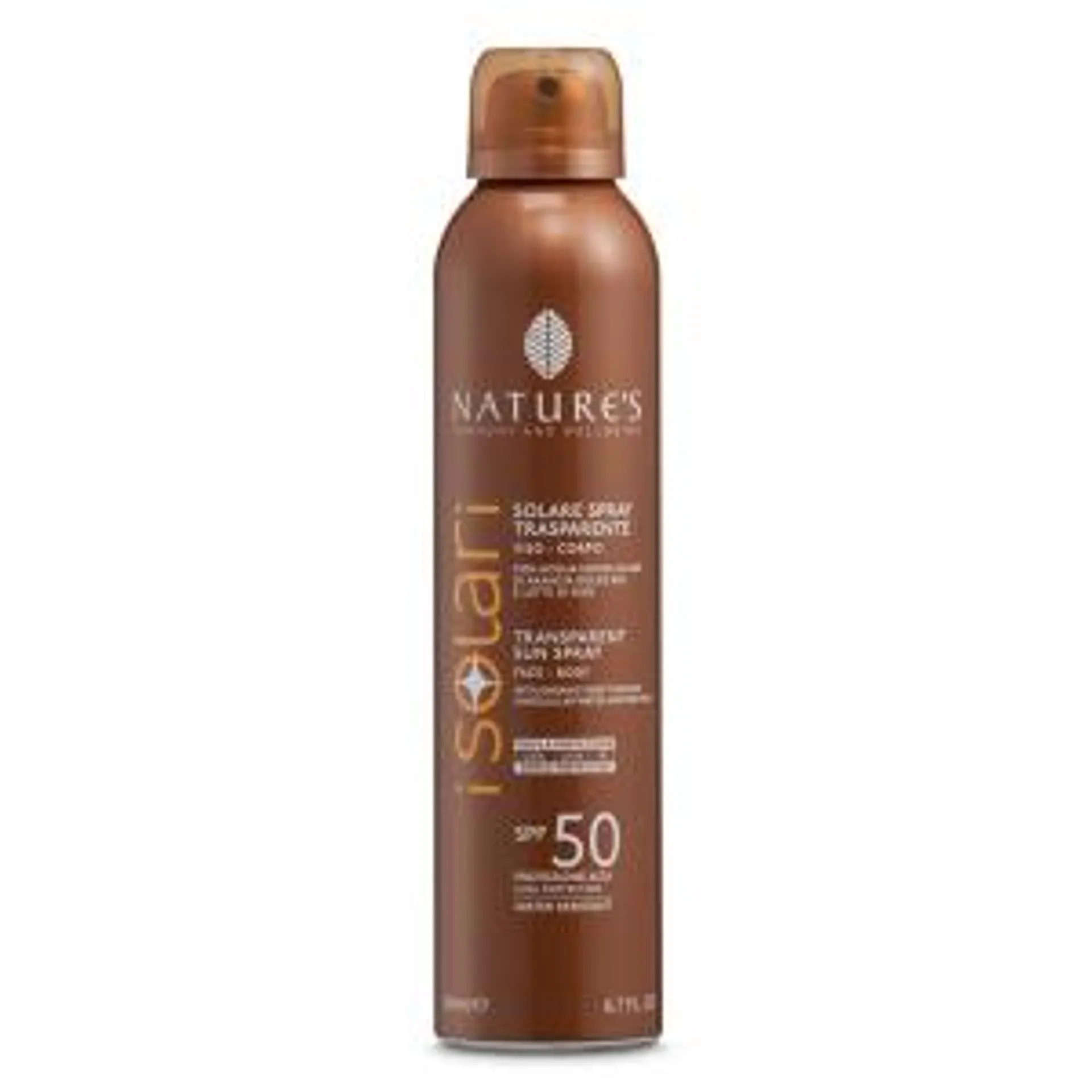 SOLARE SPRAY TRASPARENTE VISO-CORPO SPF 50 200 ML