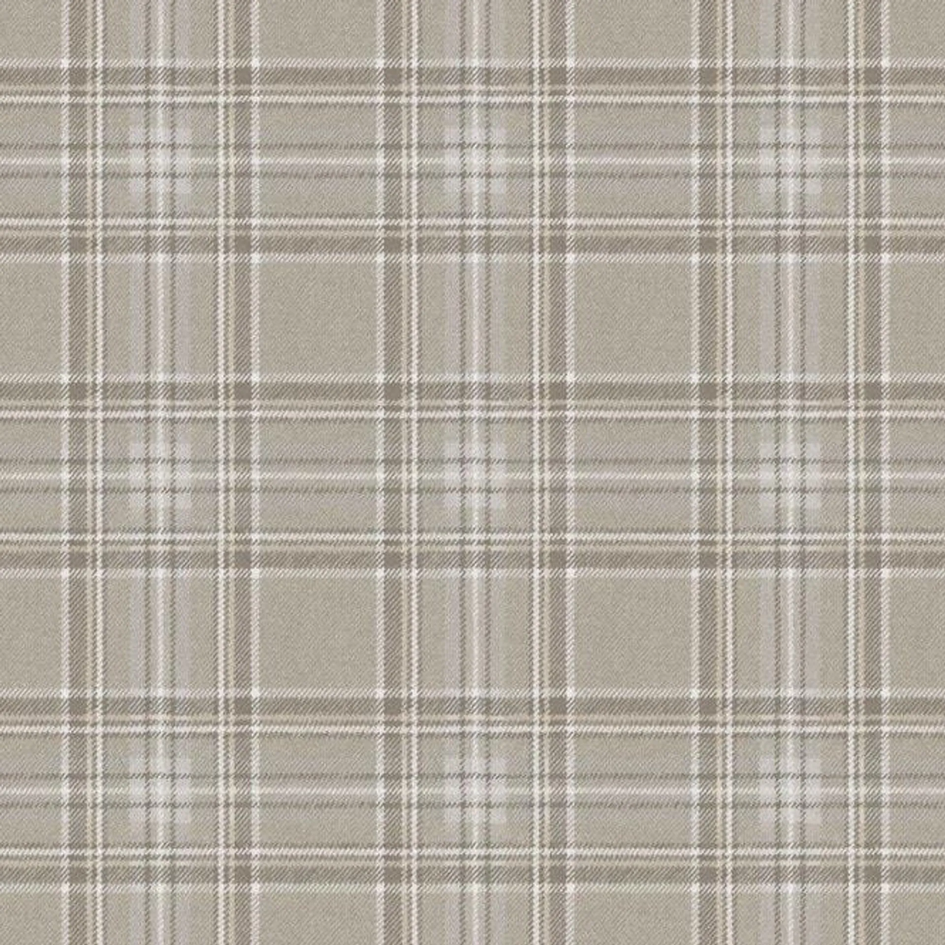 Classic Check wallpaper in taupe