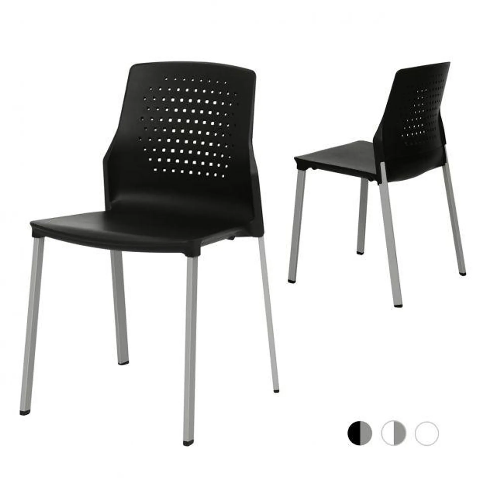 UKA - silla colaborativa, 4 patas