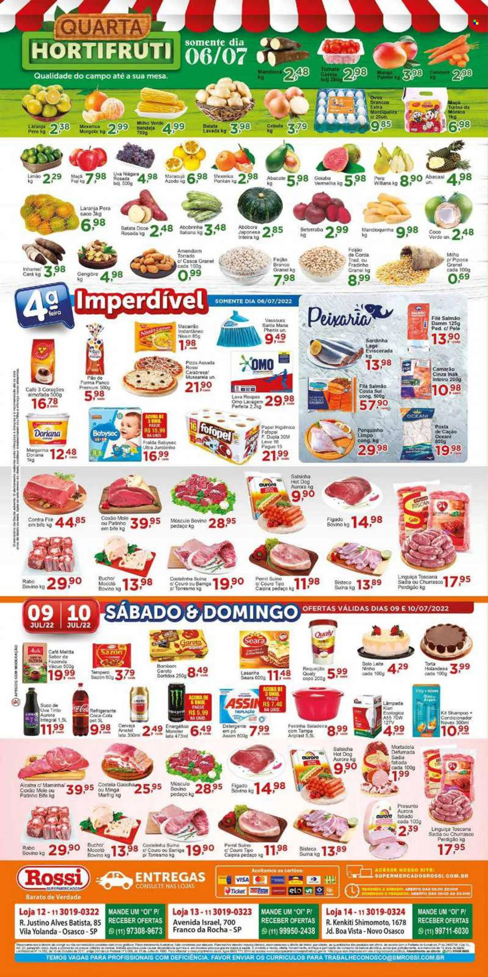 Folheto Rossi Supermercados - 06/07/2022 - 12/07/2022. Página 4.