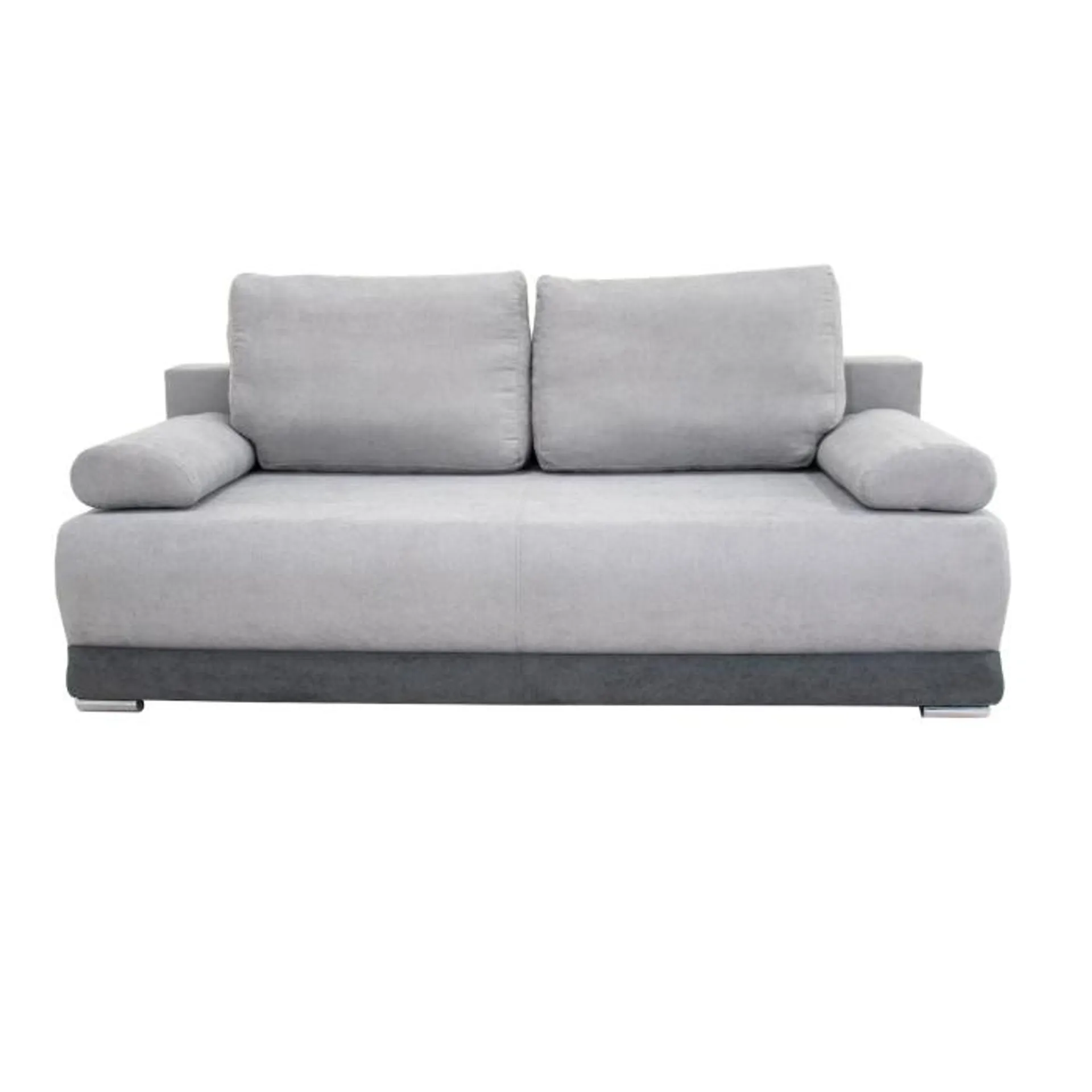 Sofa rozkładana KXTR jasnoszara 202x99 cm