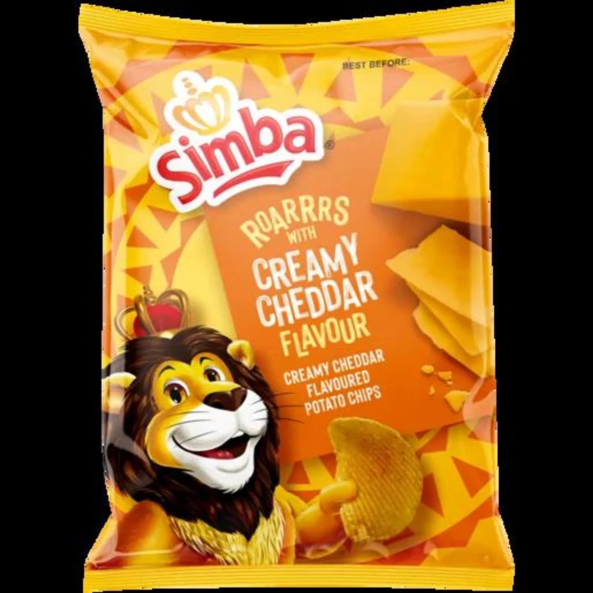 Simba Creamy Cheddar Flavoured Potato Chips 120g