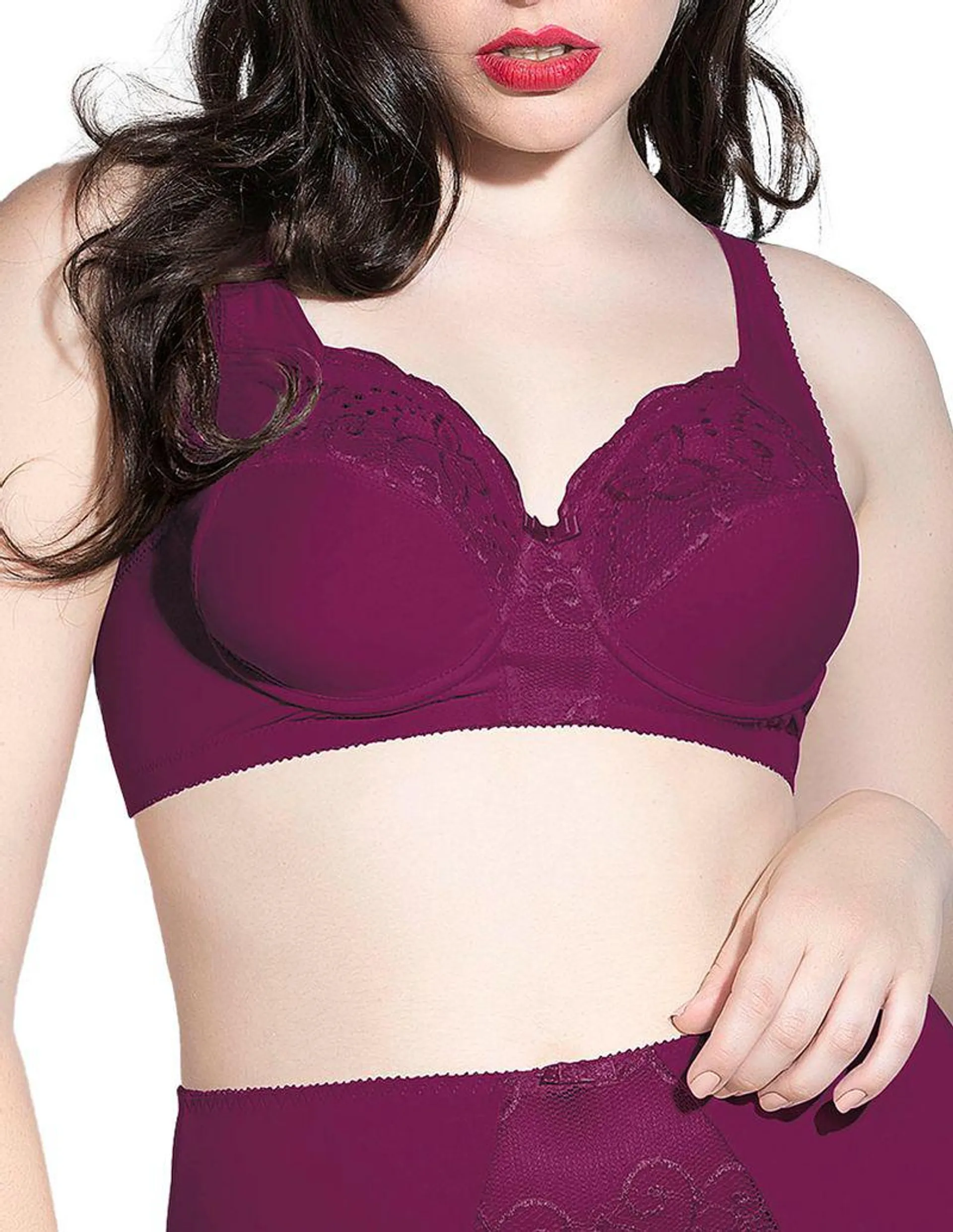 Brassiere Vicky Form Modelo 0002564 Color Vino